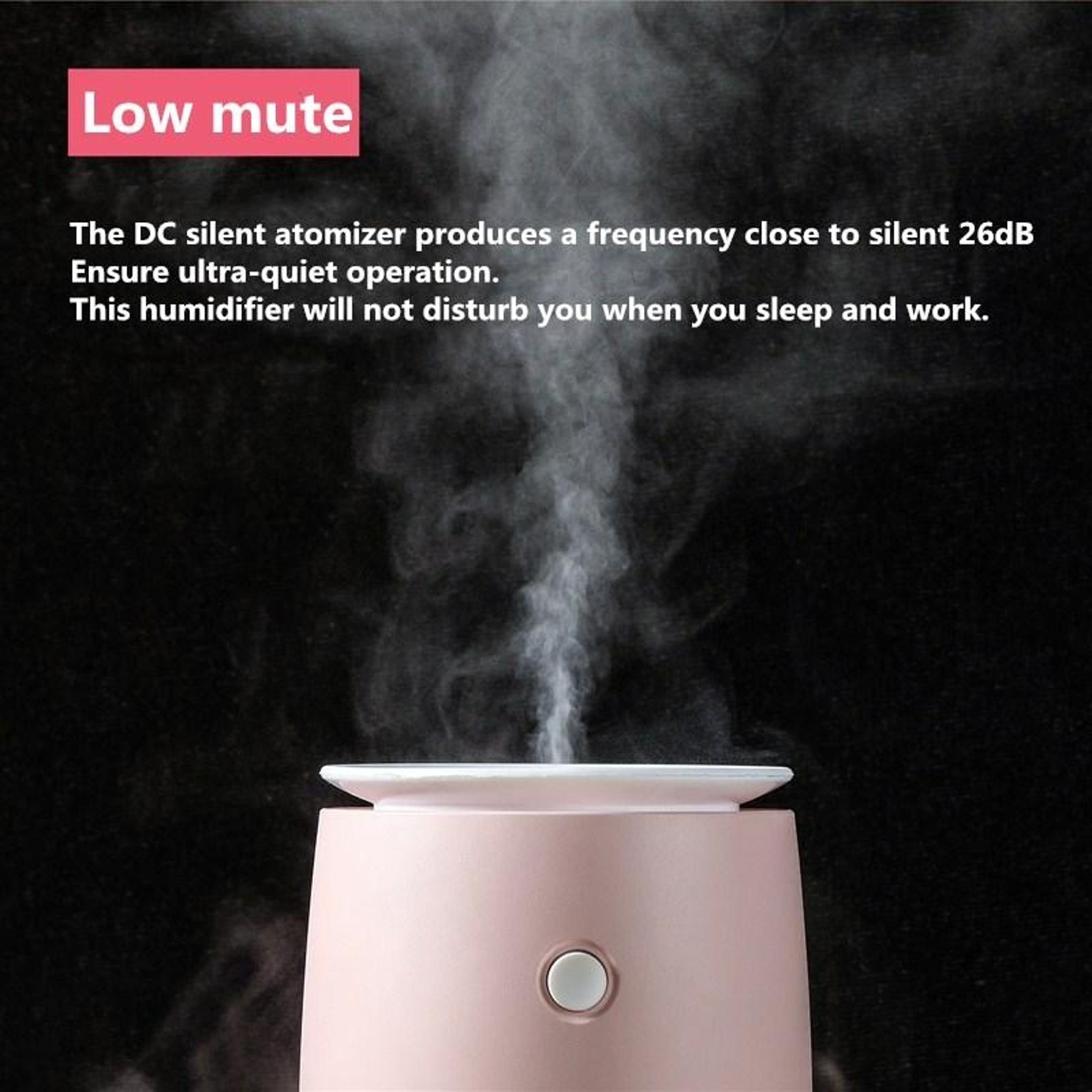 Portable Fish Pattern Mini USB Humidifier For Bedroom  Office 11
