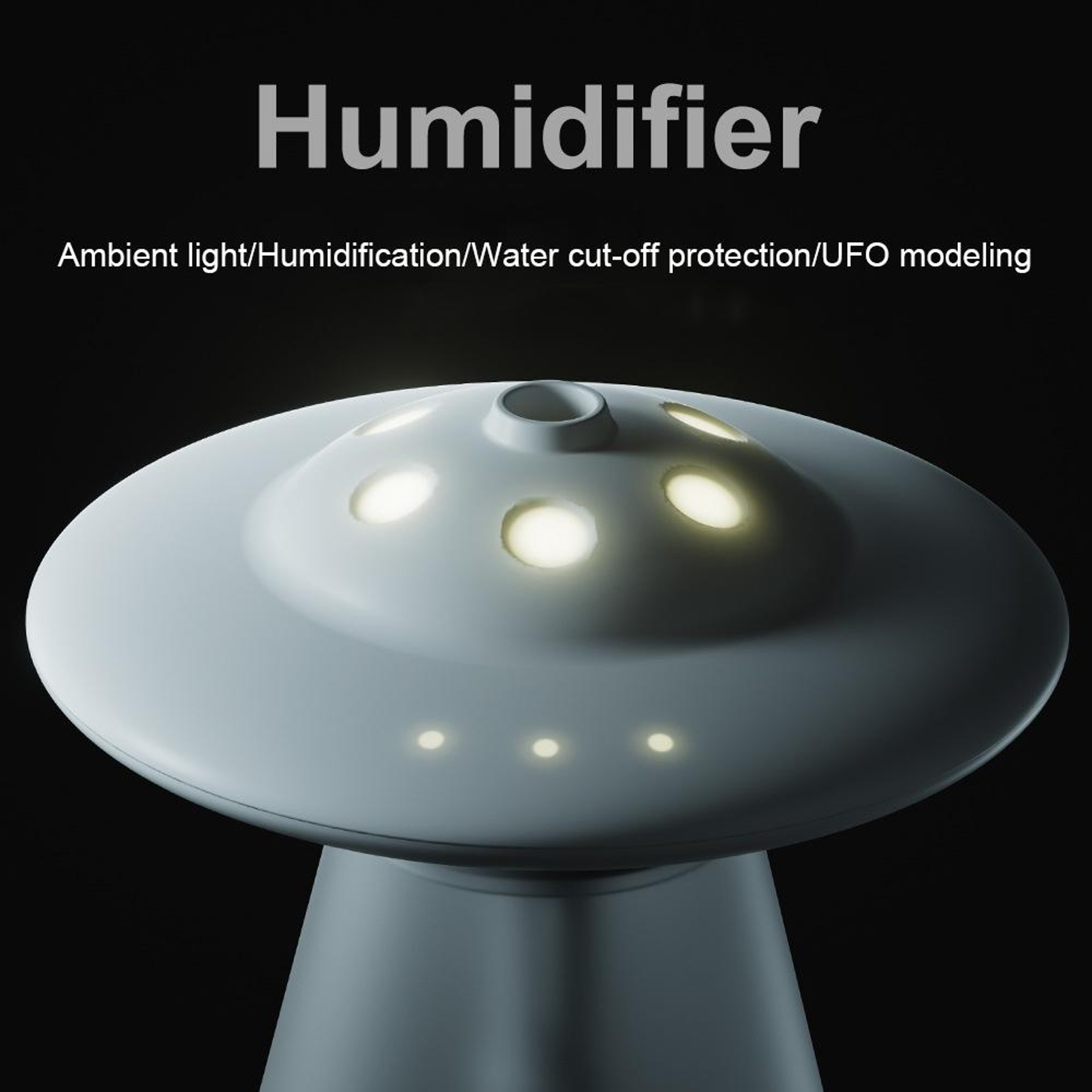 USB Night Light Humidifier Portable Air Moisturizer  Sleep Aid 4