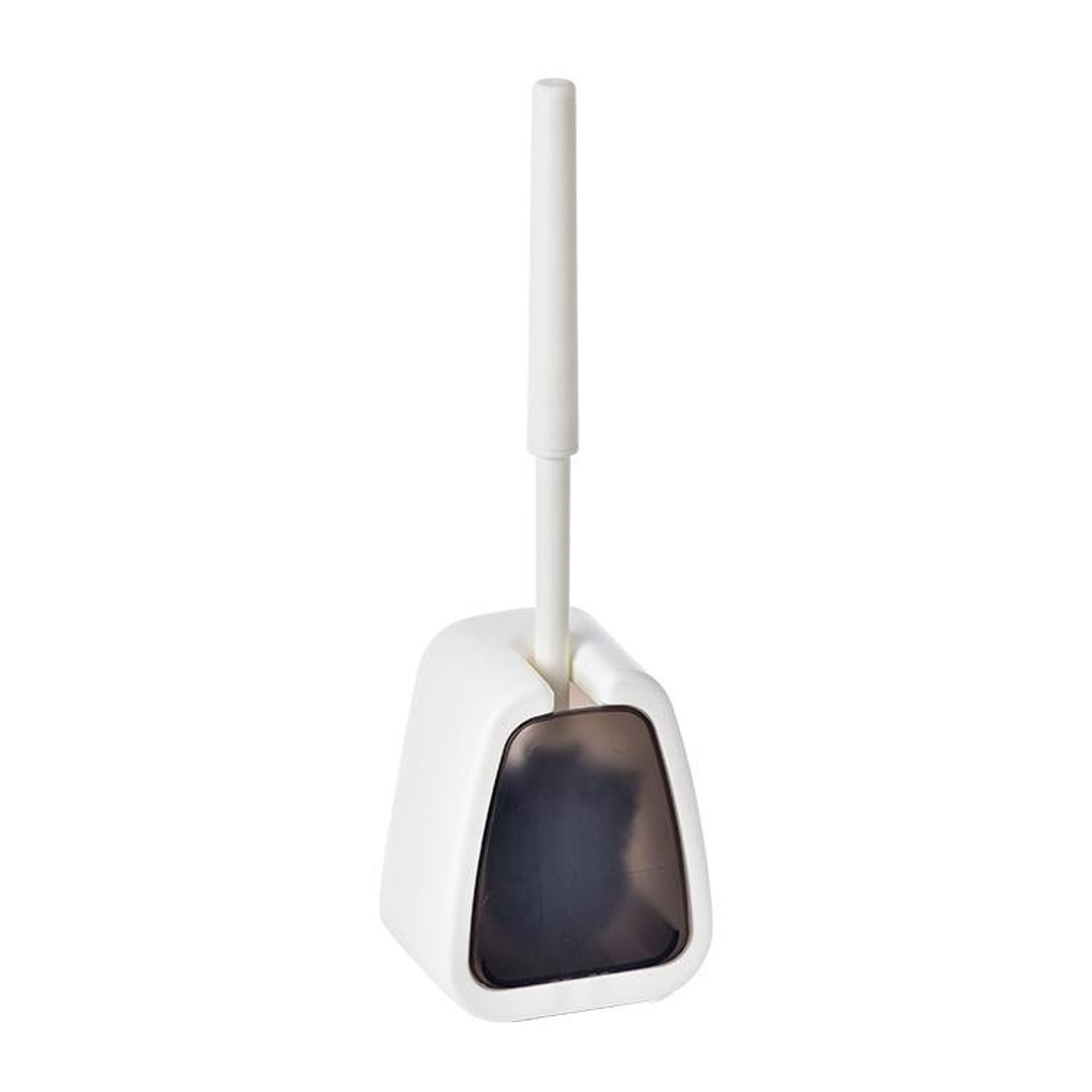 Wall Mounted No Punch Toilet Brush Holder Easy No Drilling Bathroom Cleaning Brush 3