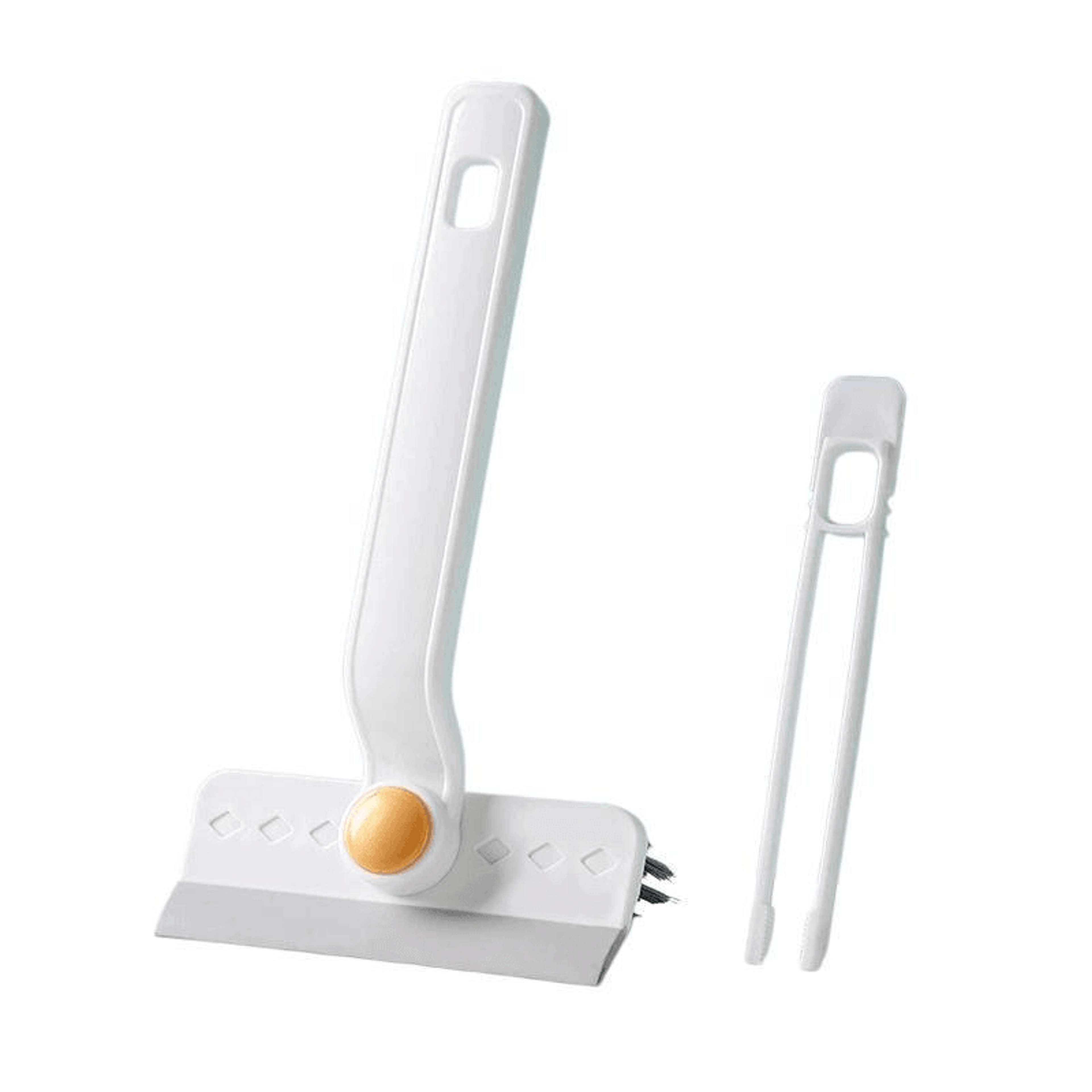 Rotatable Multifunctional Gap Cleaning Brush  Glass Scraper For Bathroom Window And Floor 8