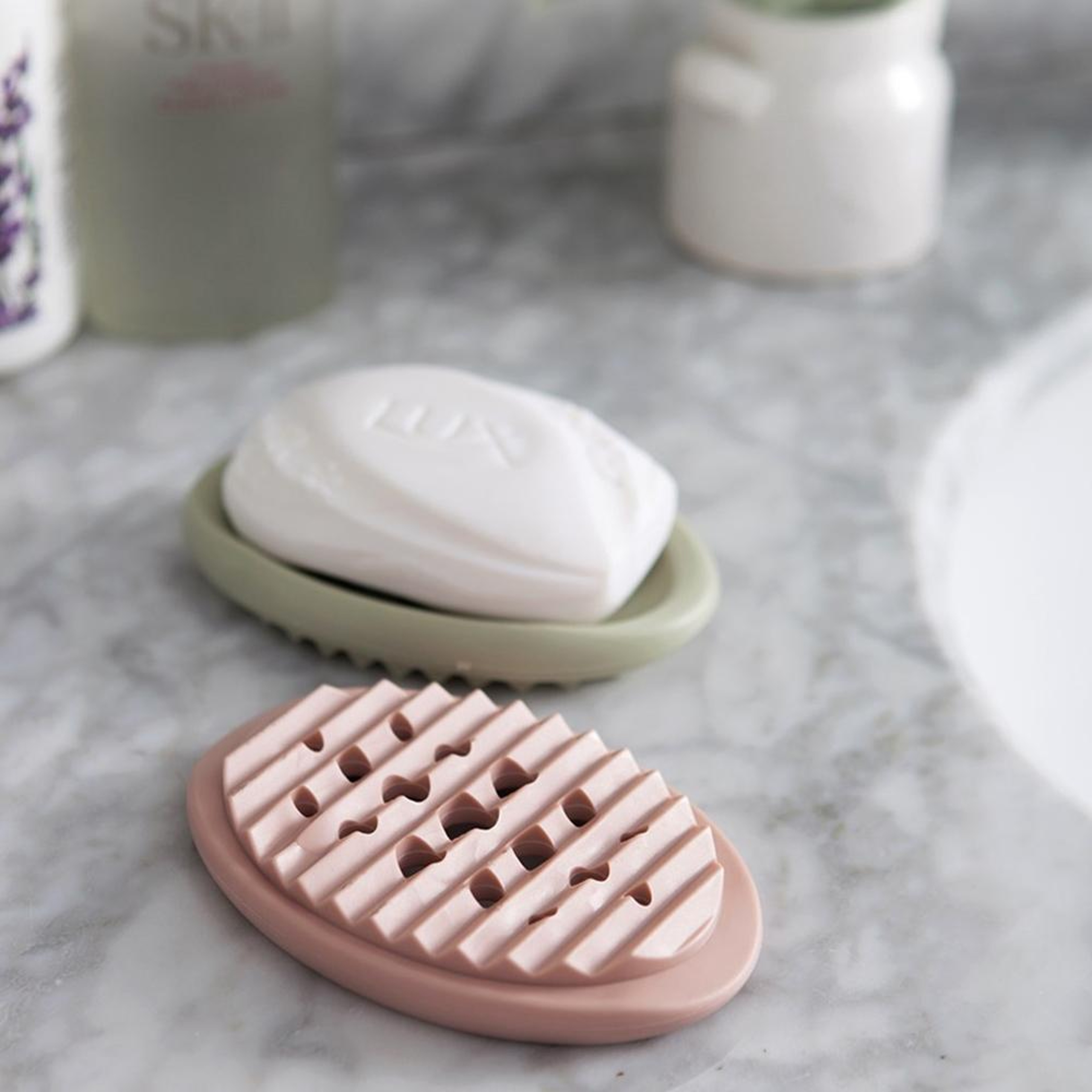 Bathroom Drain Brush  Soap Holder For Easy Cleaning 3
