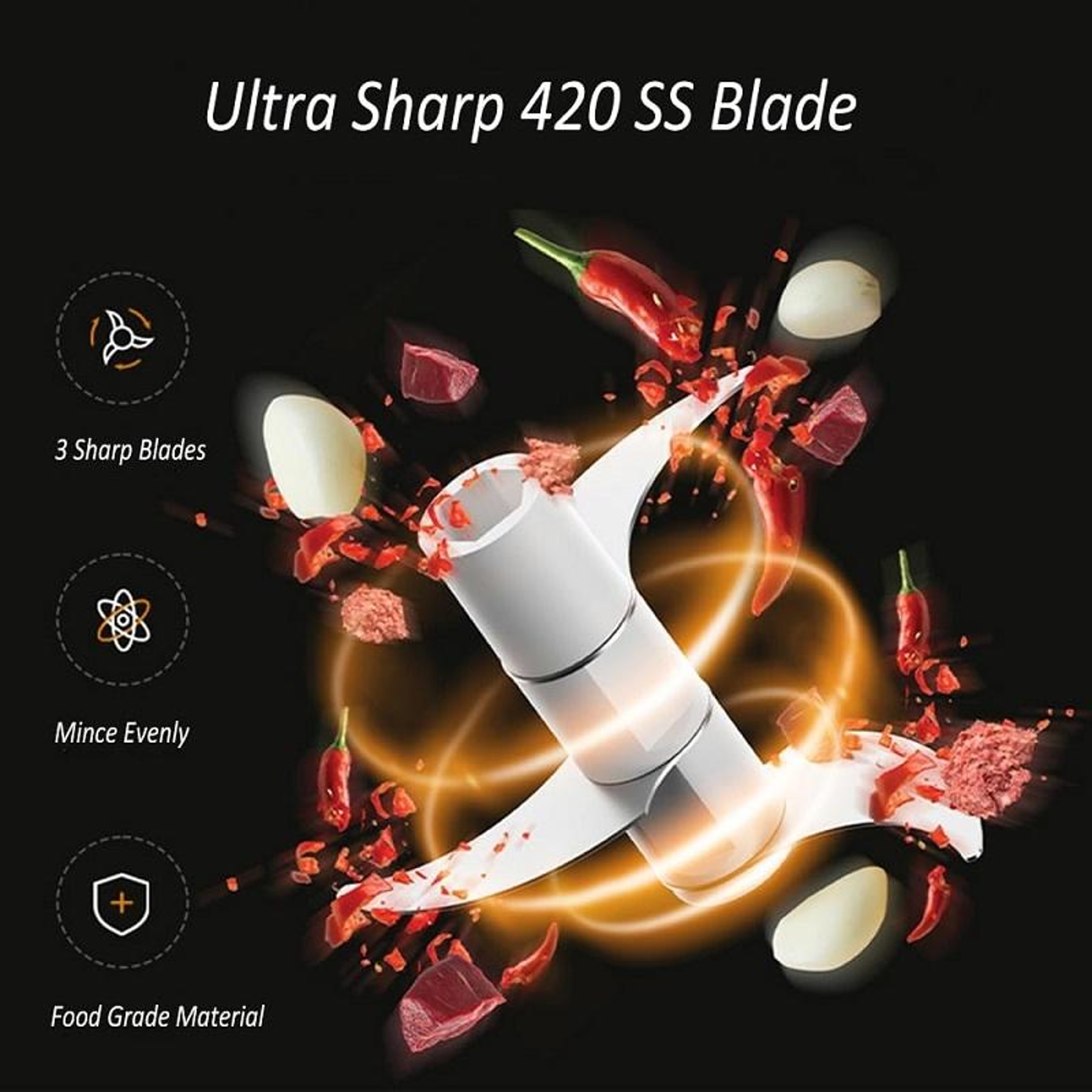 Premium Kitchen Garlic  Vegetable Cutter With Easy Use Slicing And Mincing 6