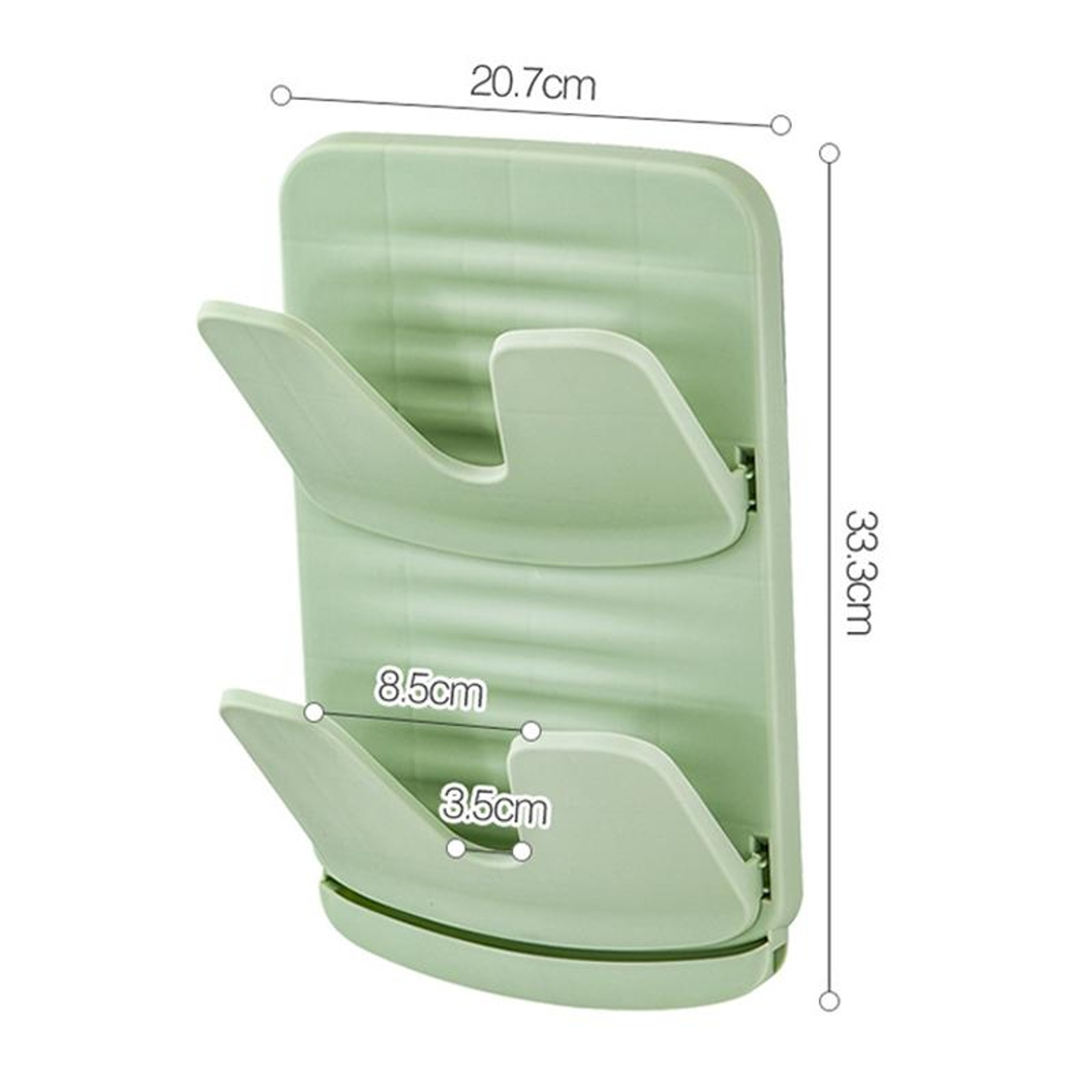 Premium Wall Mounted Pot Lid  Kitchen Storage Rack Double Layer Wall Mounted Pot Lid Holder Space S 8