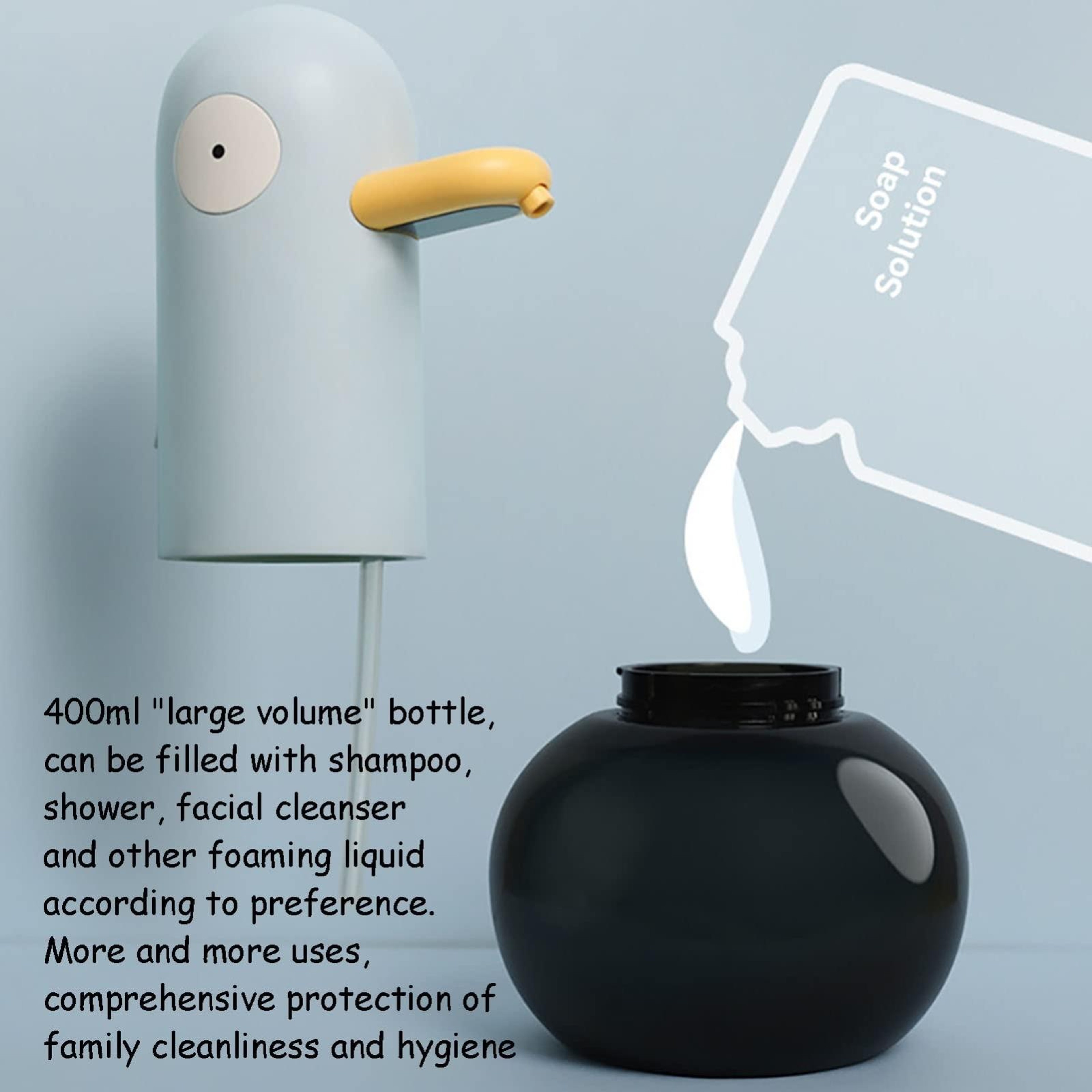 Cute Duck Automatic Foam Soap Dispenser Touchless  Rechargeable For Bathroom  Kitchen 2