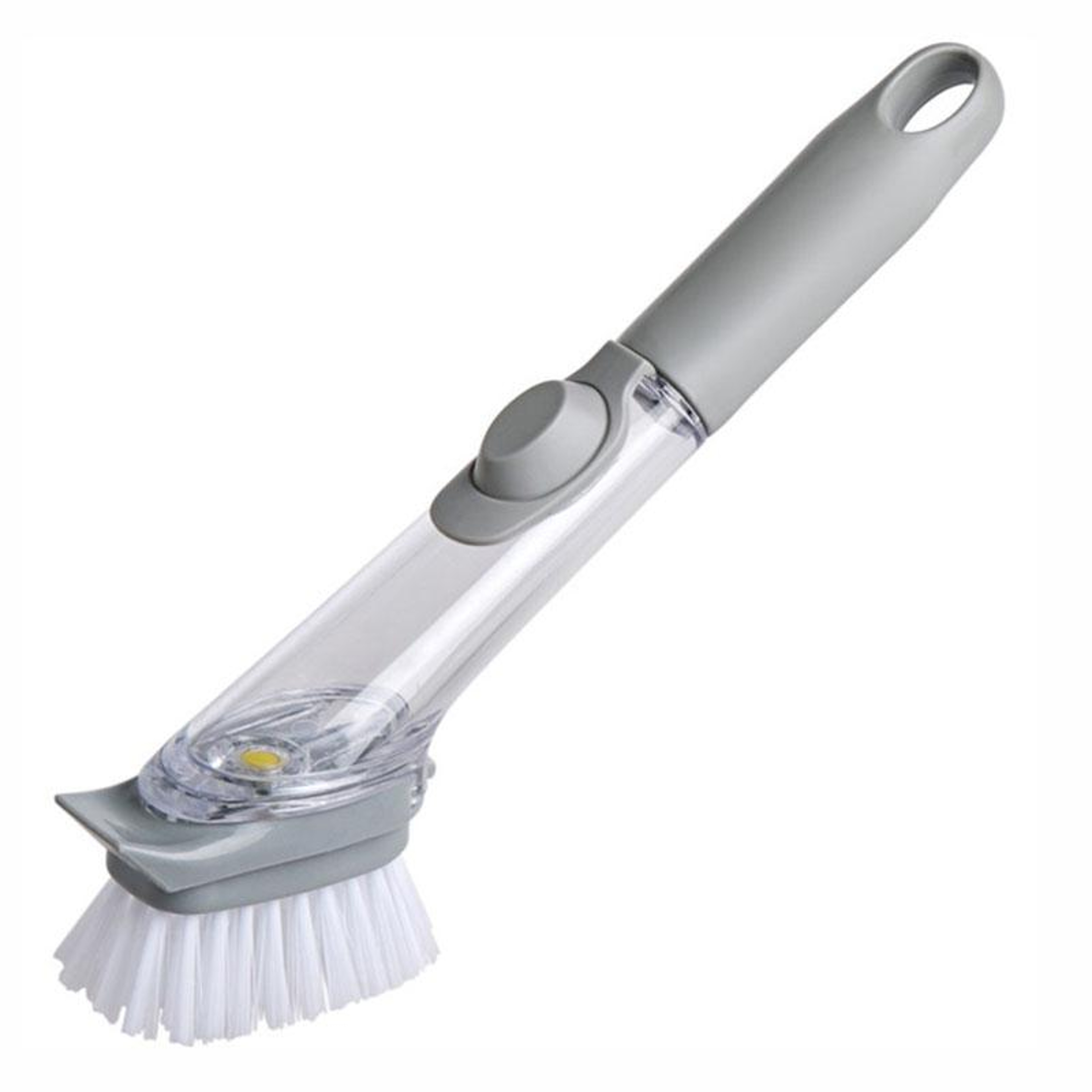 Kitchen Long Handle Automatic Liquid Filling Non Stick Pan Scrubber  Cleaning Brush 10