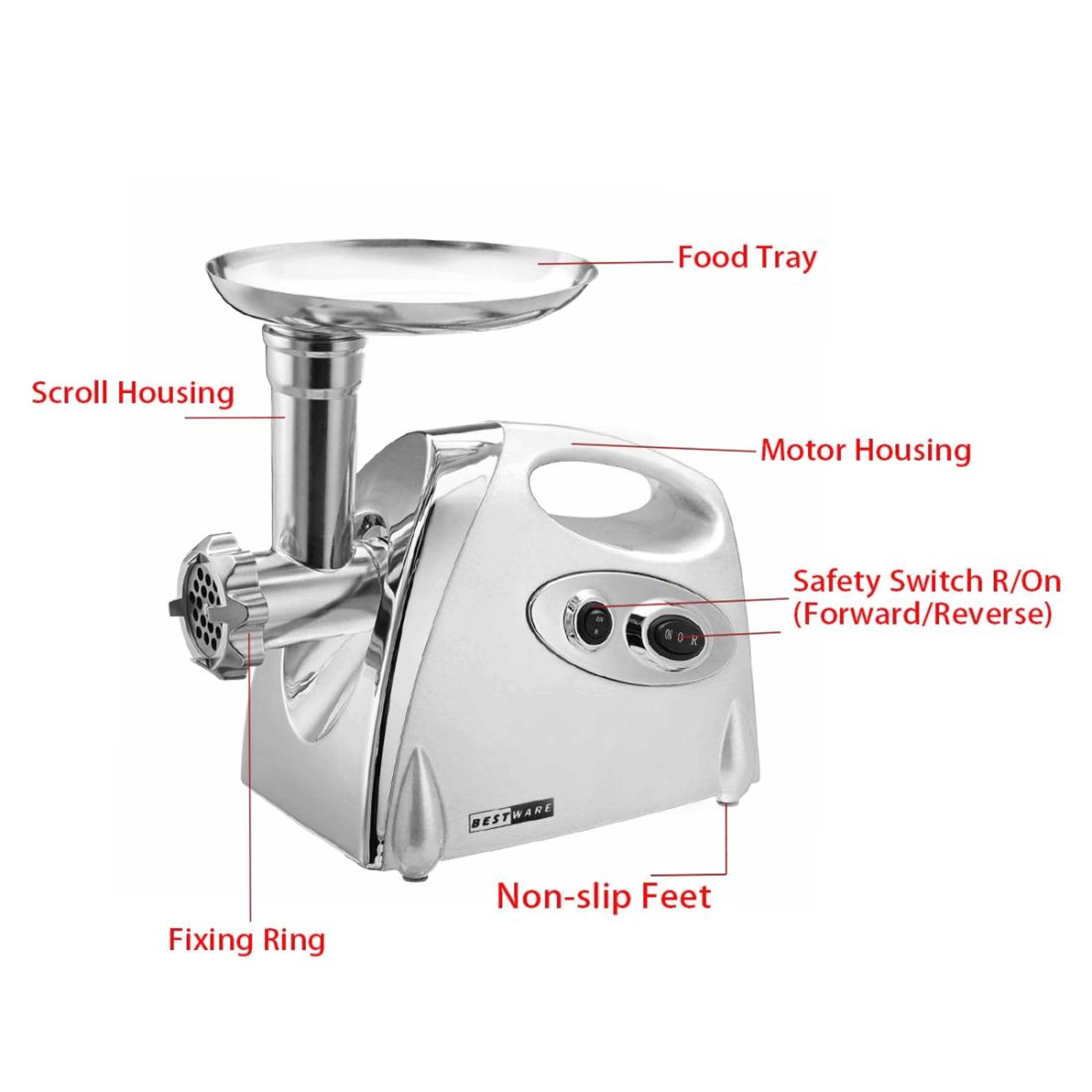 Premium Electric Multifunction Sausage Maker  Meat Grinder For Home Kitchens 1