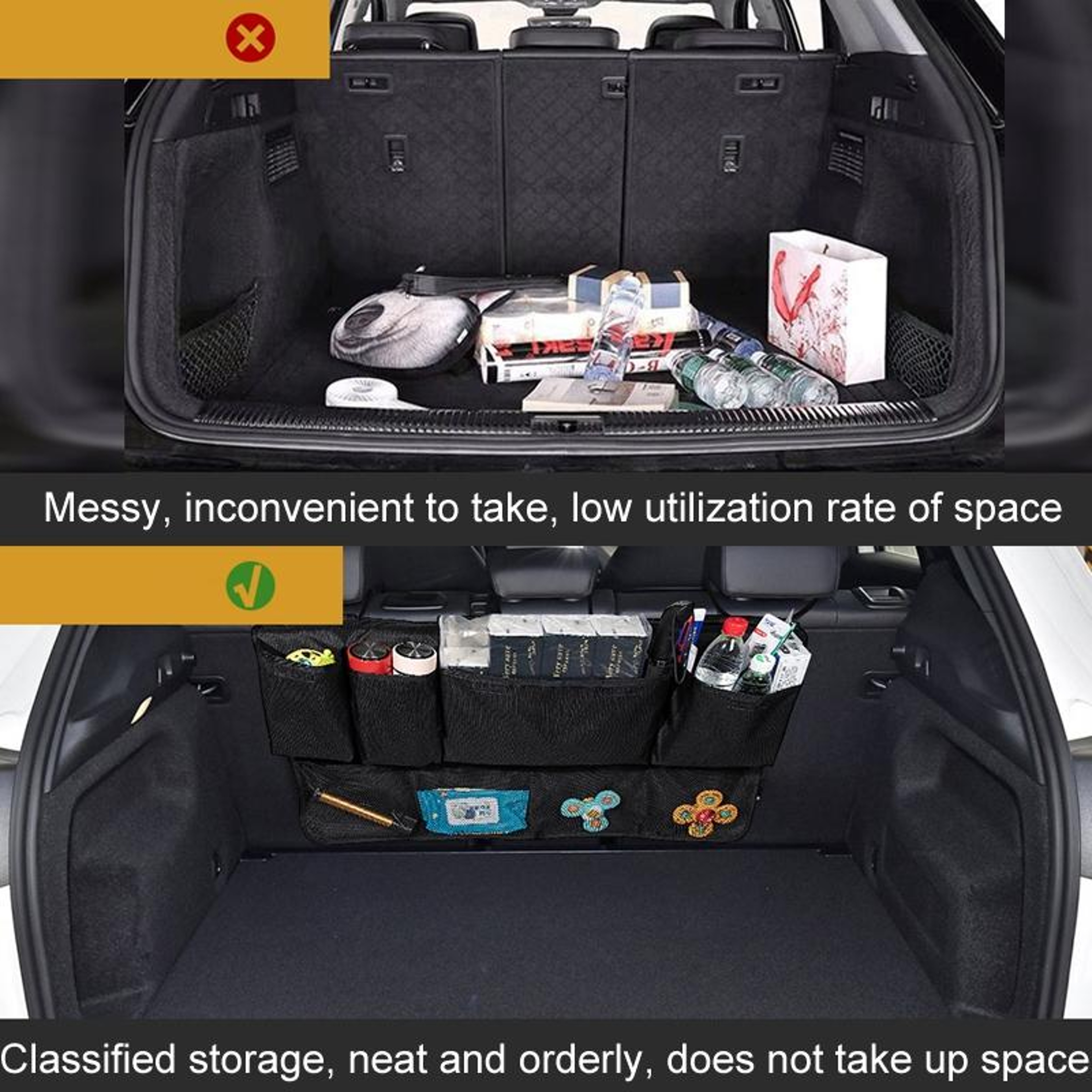 Premium Rear Seat Storage Organizer with Multiple Pockets – view 5