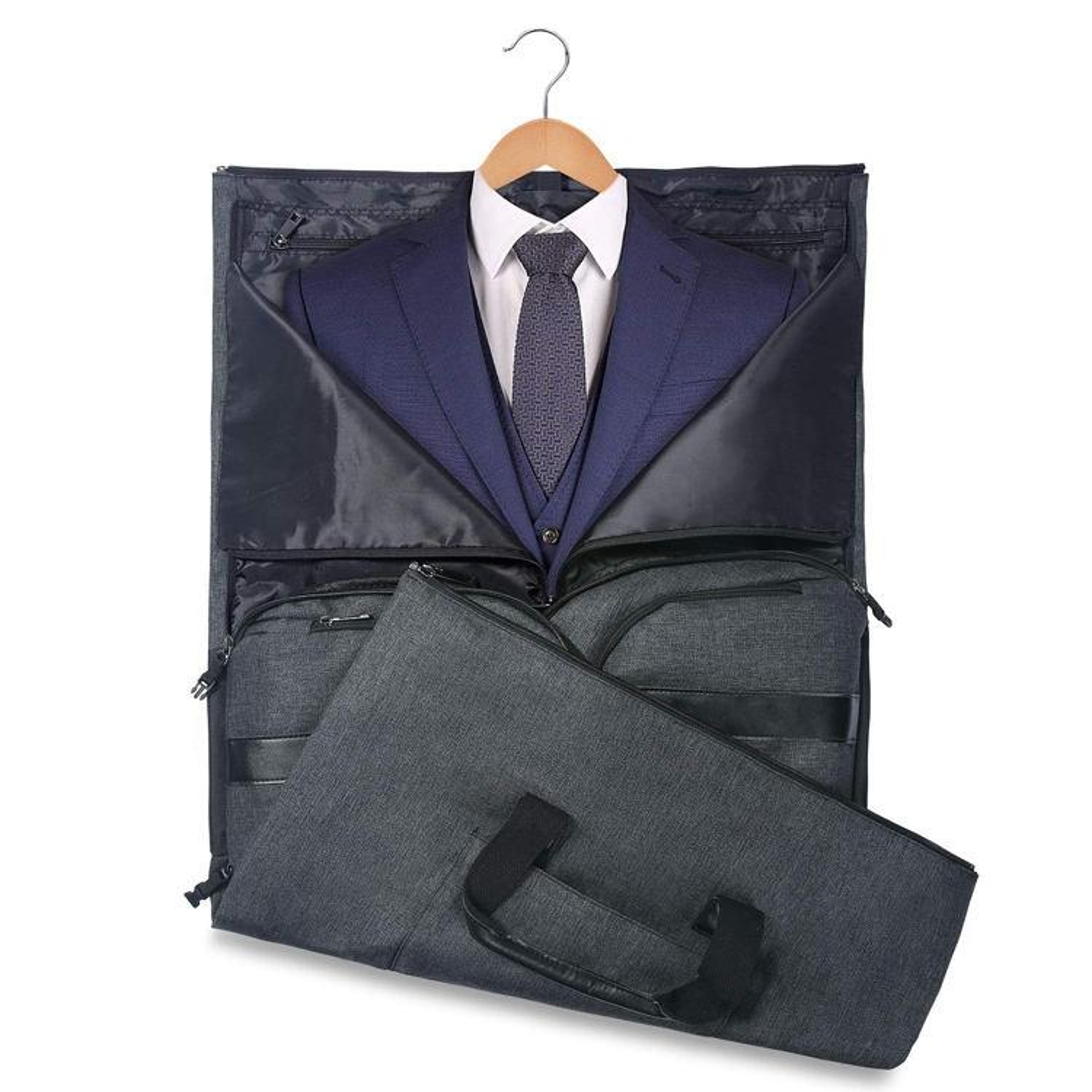 Travel Friendly Large Capacity Suit Storage & Folding Bag Suit Storage Bag for Home & Gym – view 2