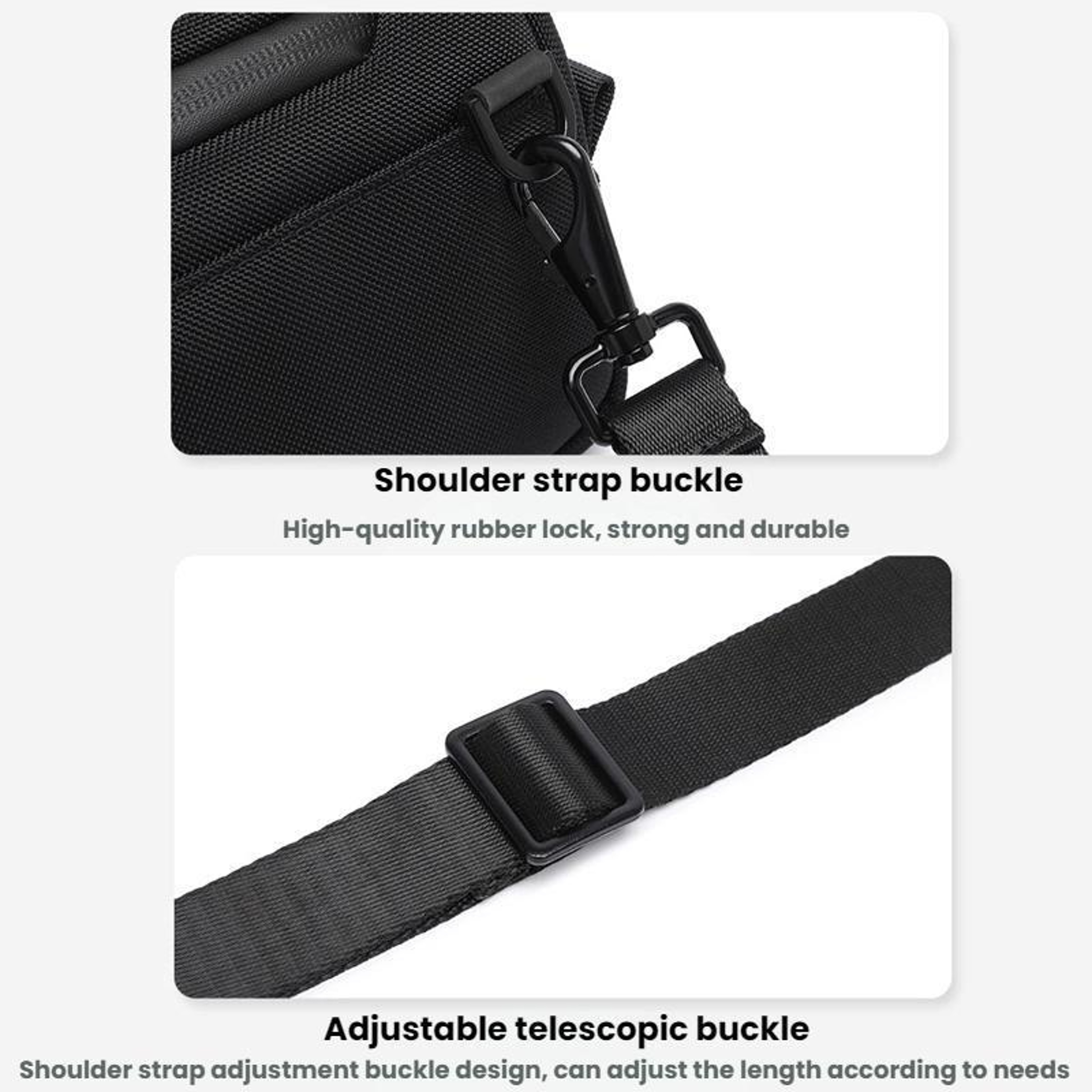 Multifunctional Travel Small Shoulder Bag Compact  Lightweight 3