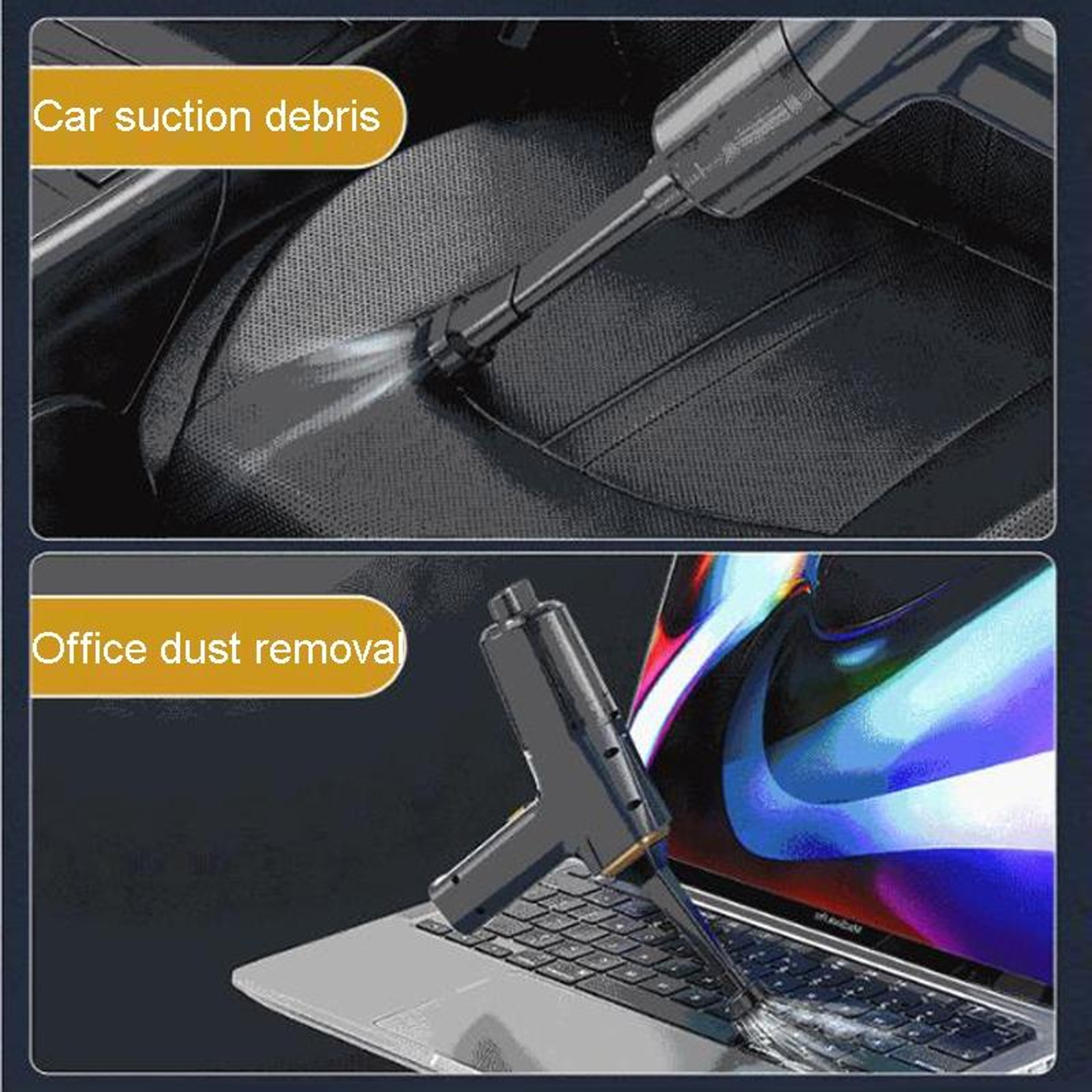 Compact Handheld Car Vacuum Cleaner Powerful Portable Suction For Car And Home 11