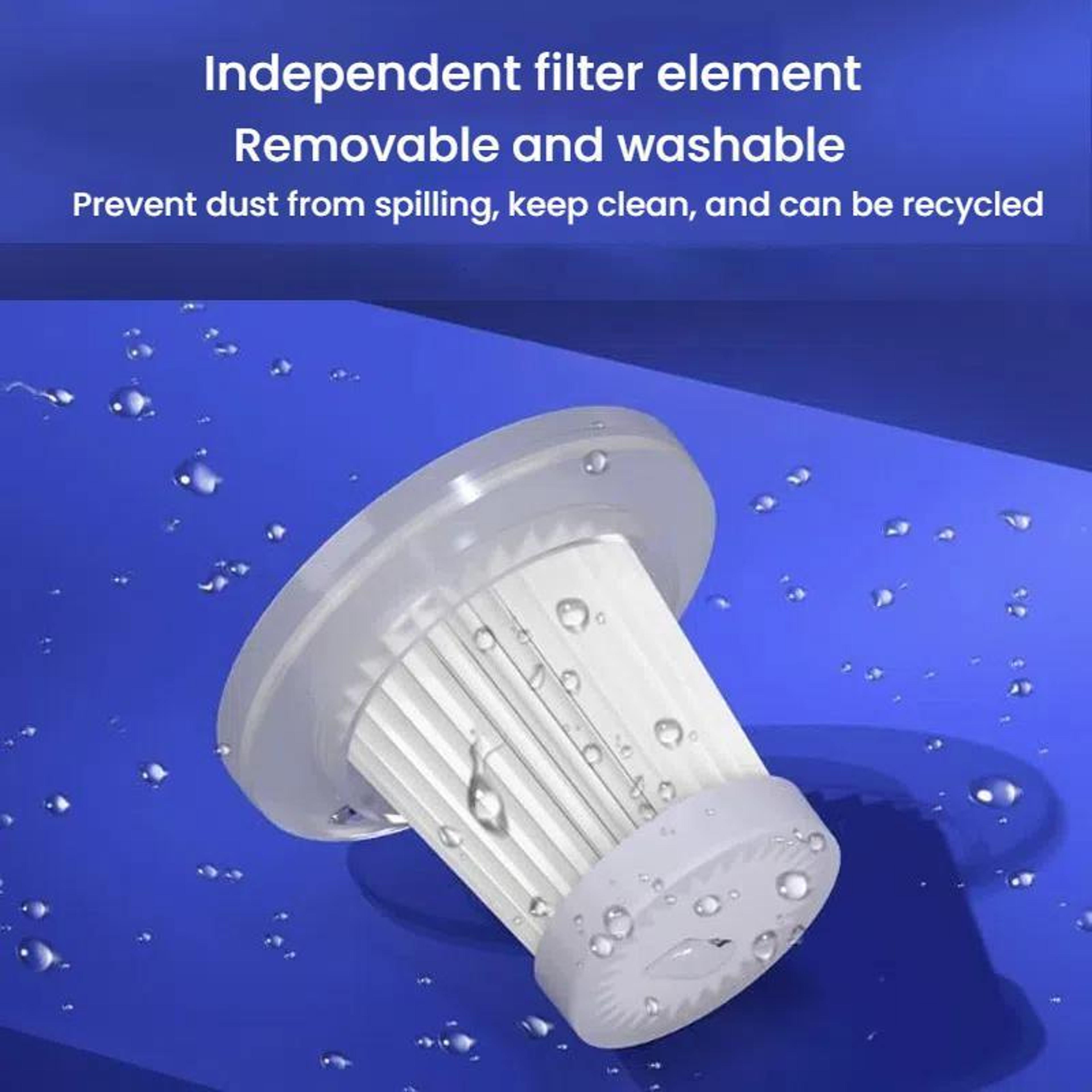 Handheld Wireless Vacuum Cleaner for Keyboard & Desktop Dust Removal – view 4