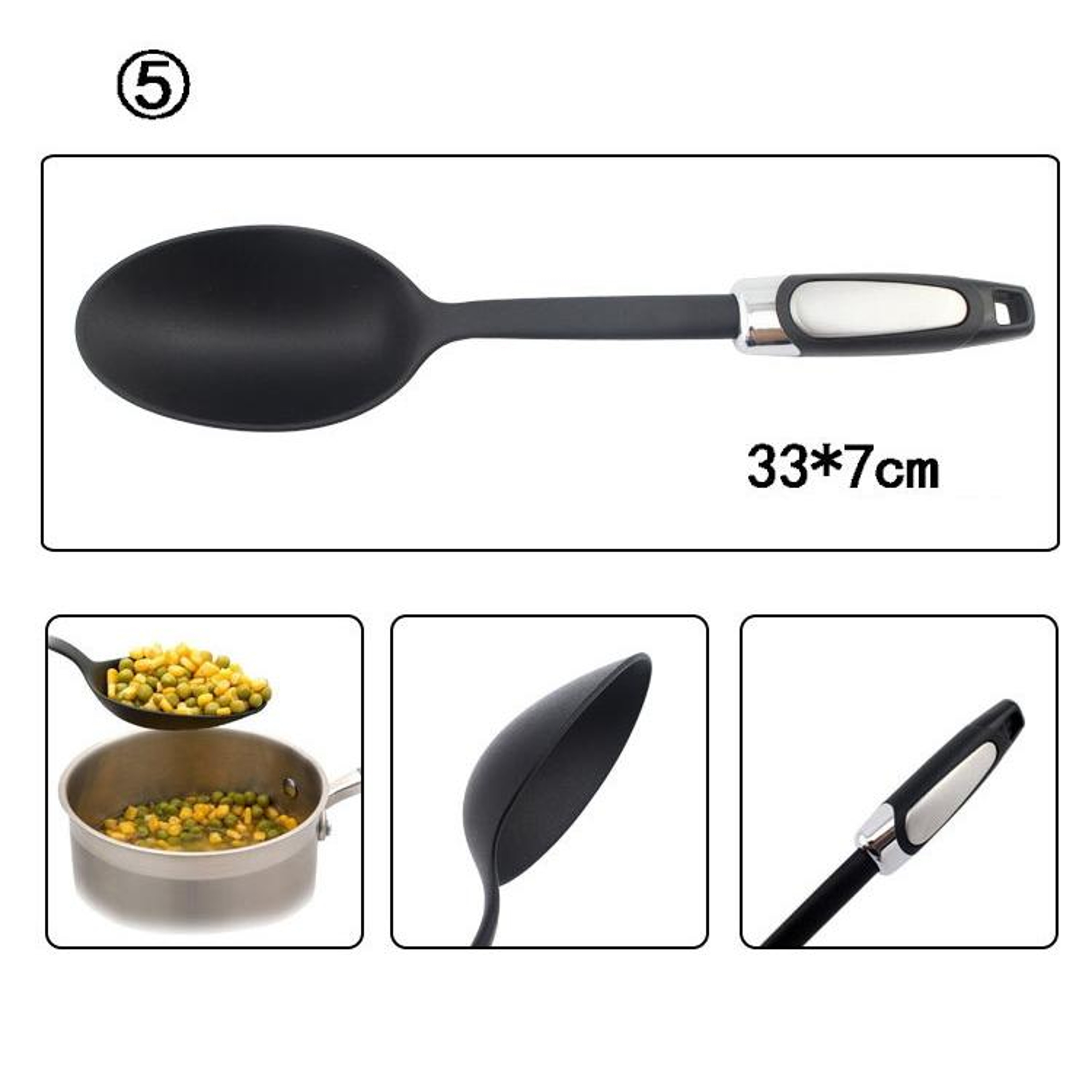 Premium Kitchen Utensil Set Heat Resistant Kitchen Tools For Cooking  Baking 4