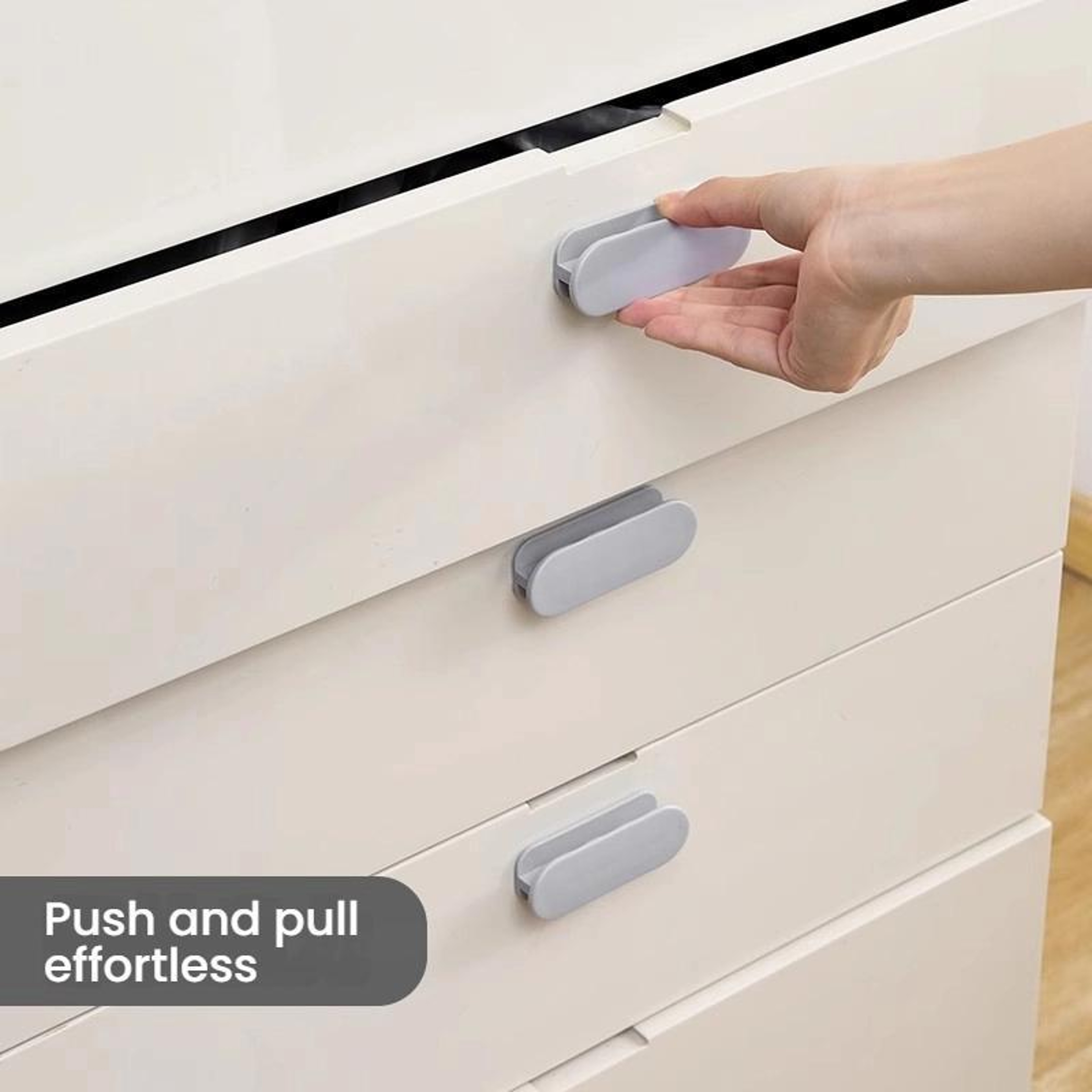 Premium NoDrill Adhesive Cabinet  Drawer Pull Handles For Glass Doors 4