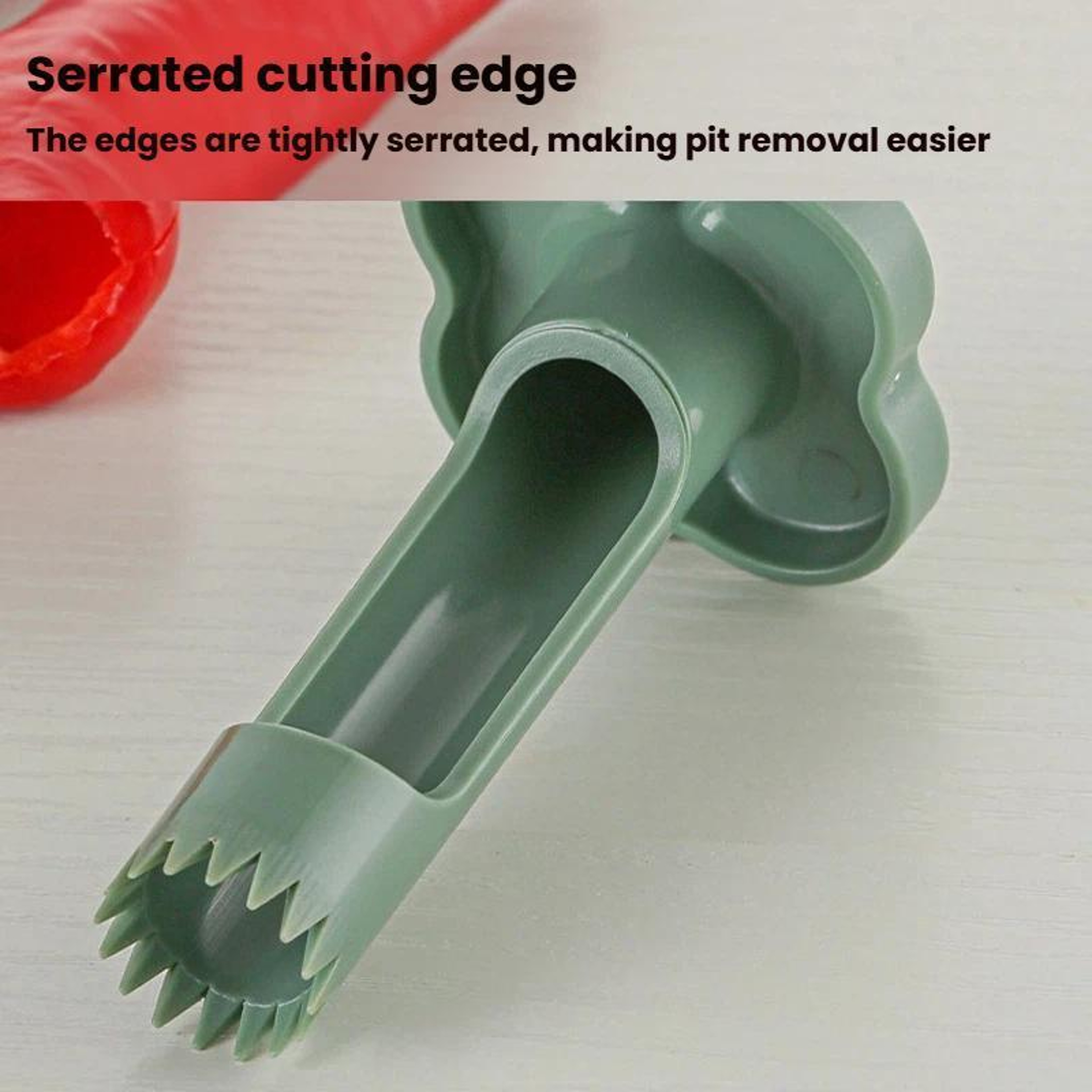 Premium Chili Corer Tool Set ABS Plastic Chili Corer Tool & Pepper Seed Remover Kitchen Prep Utensils – view 5