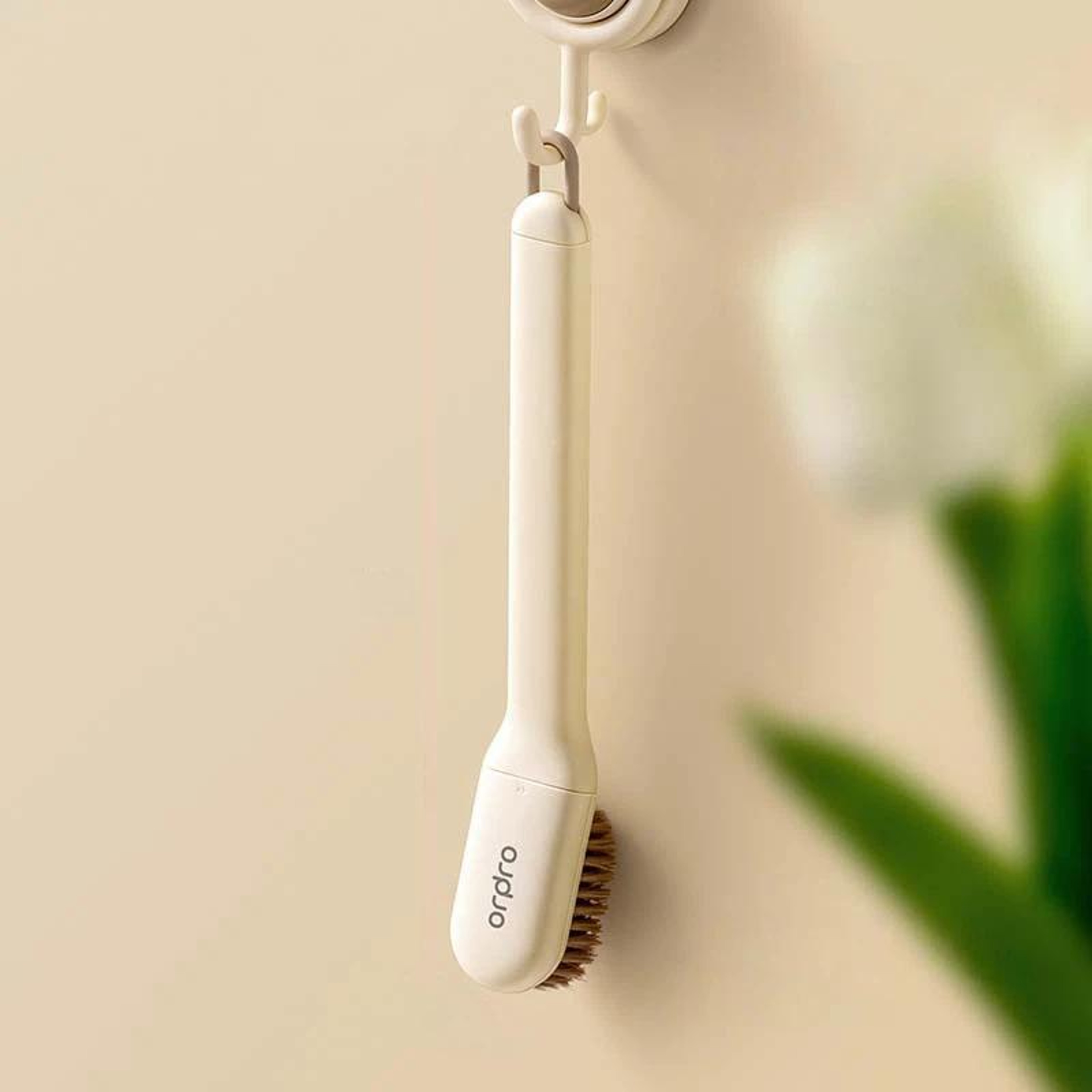 Premium Rotatable Long Handle Brush for Shoe Cleaning Ergonomic Soft Bristle Footwear Care Tool – view 10