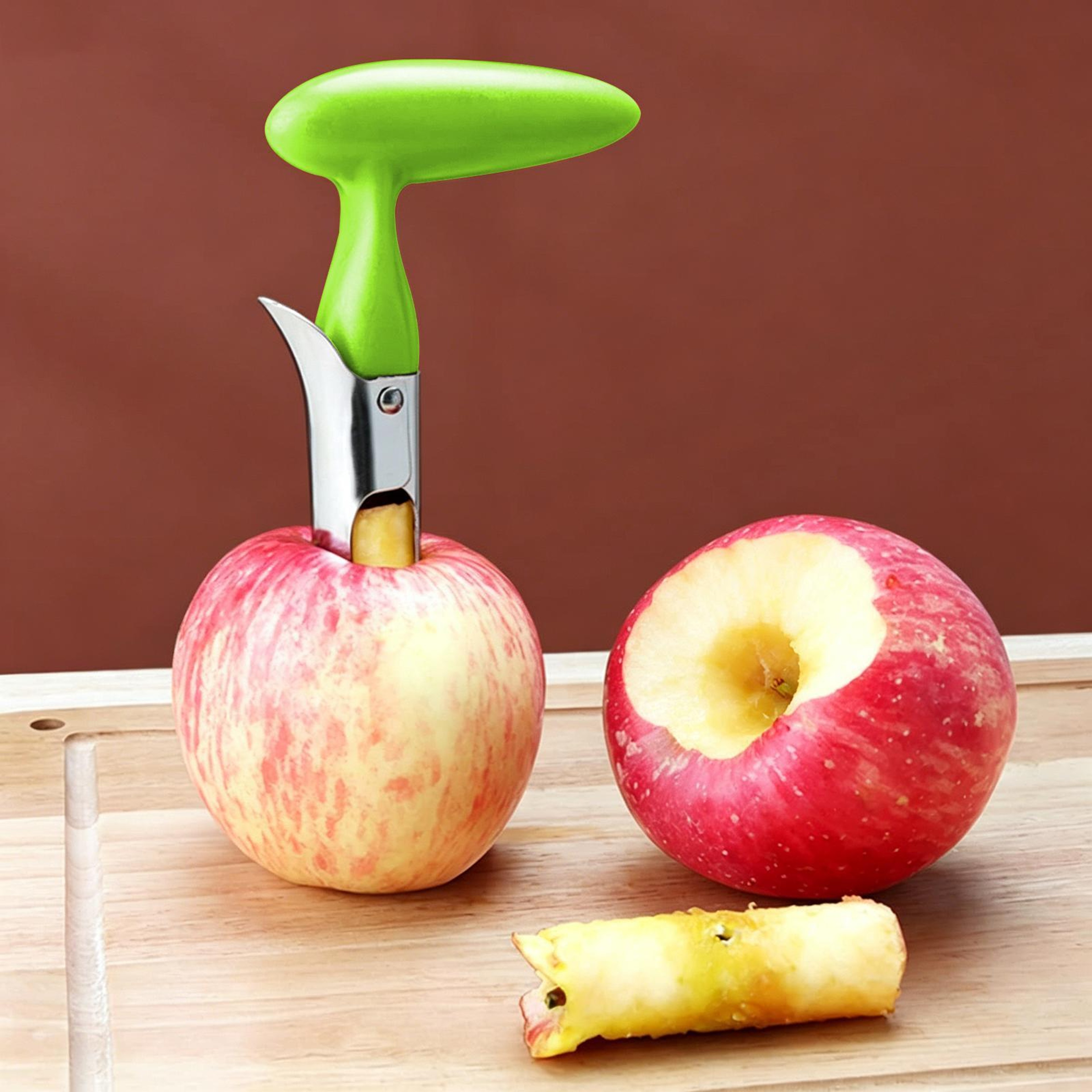 Stainless Steel Fruit Corer With Plastic Handle Apple Core Remover For Apples And Pears 6