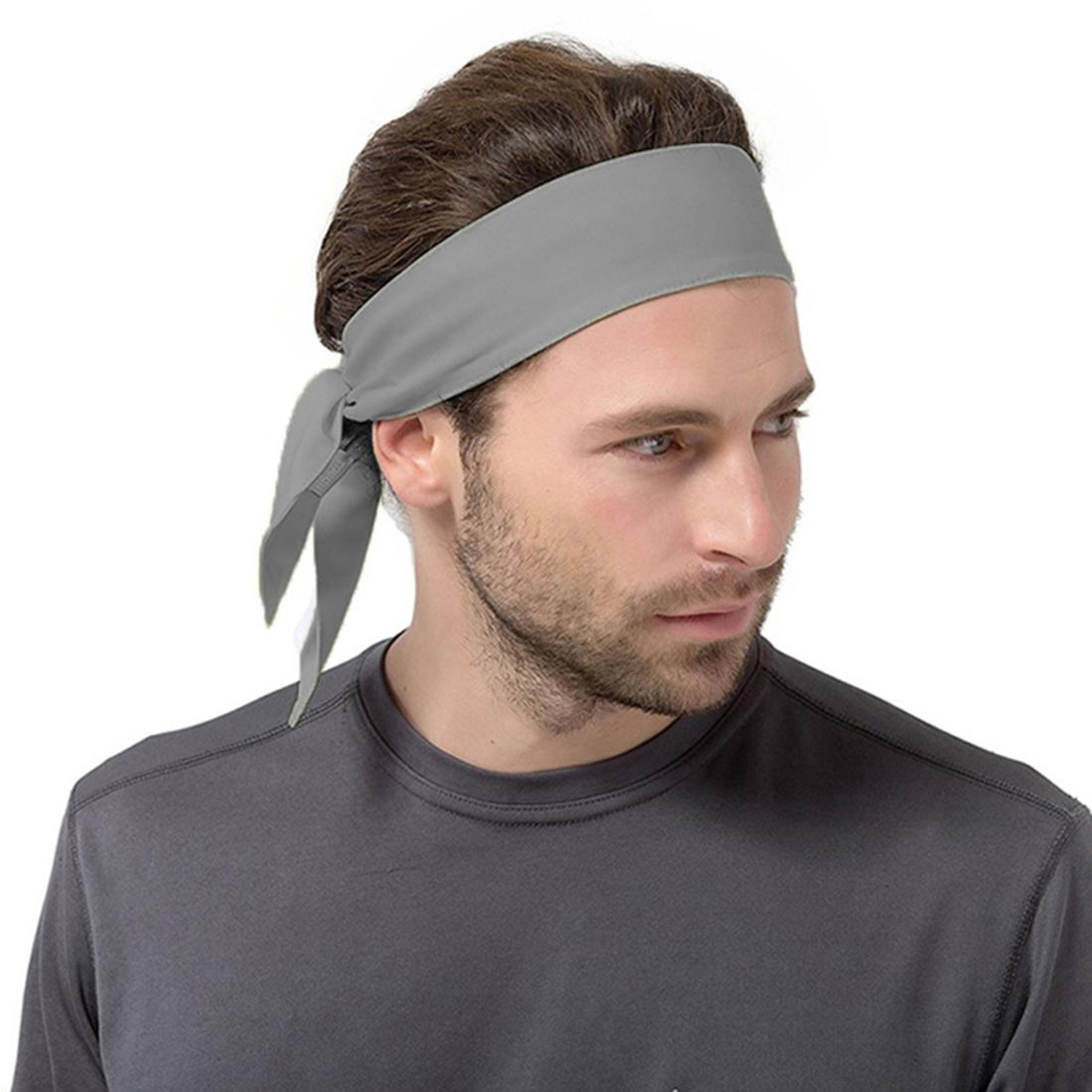 Unisex Sweat Wicking Yoga  Gym Headband Bandana Wrap 7