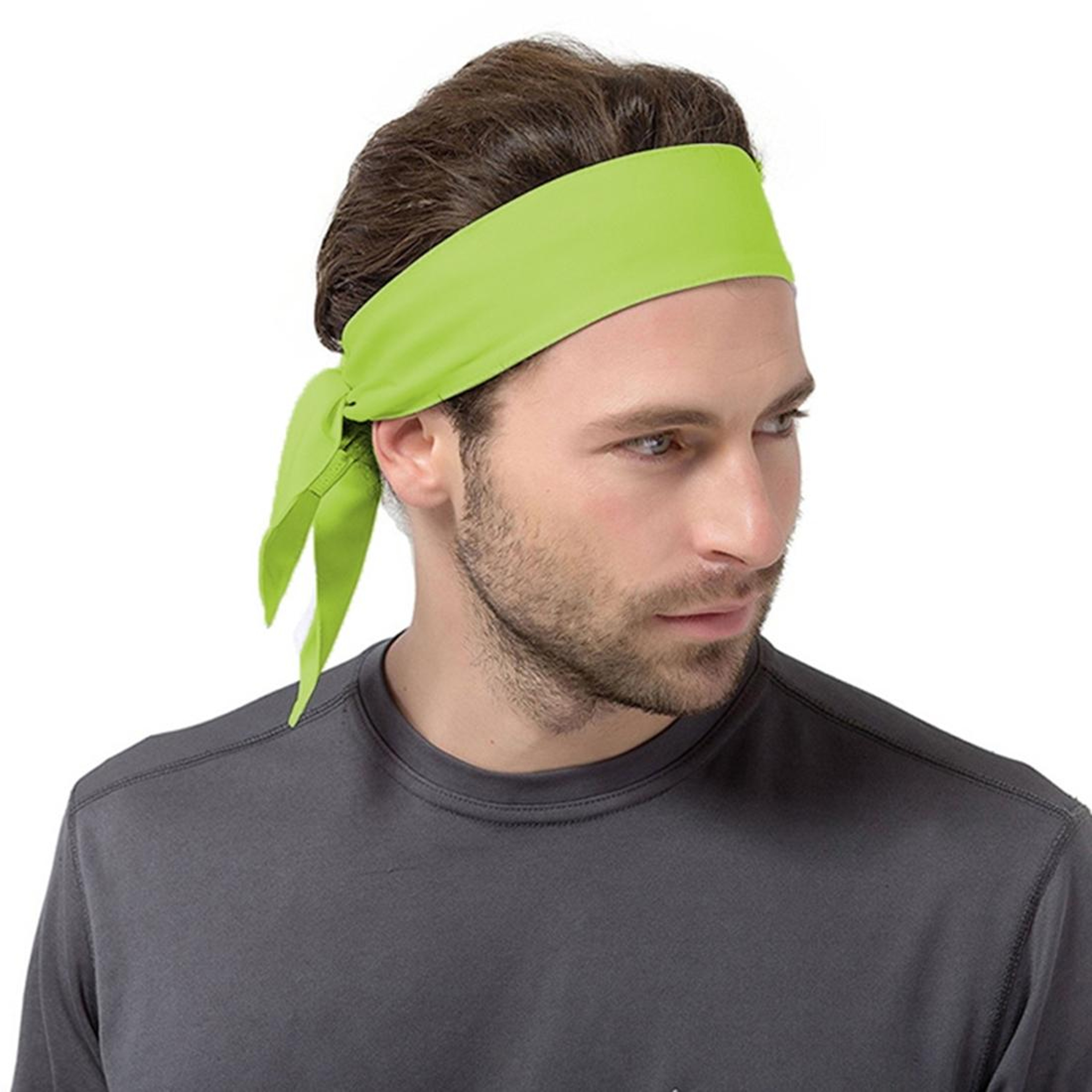 Unisex Sweat Wicking Yoga  Gym Headband Bandana Wrap 9