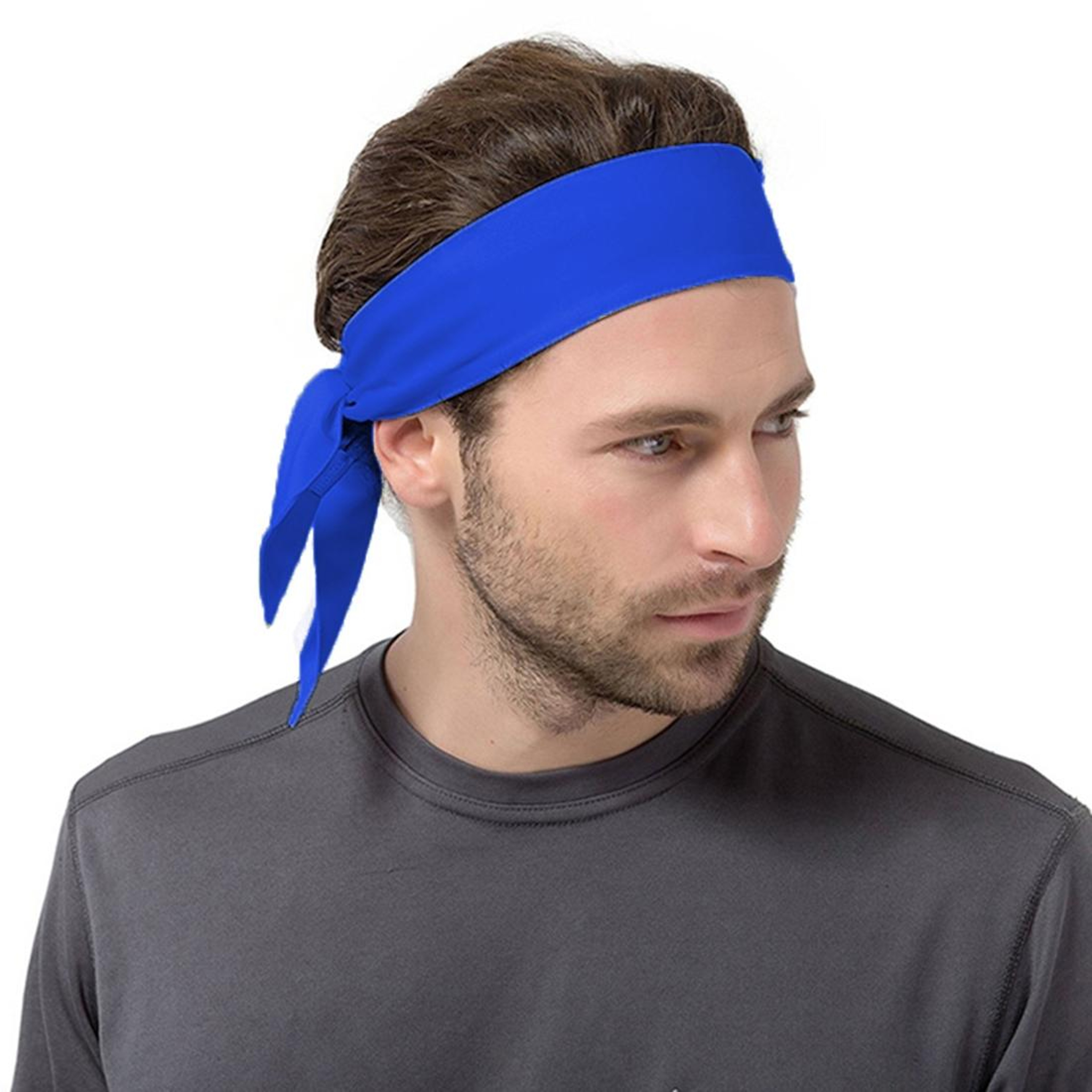 Unisex Sweat Wicking Yoga  Gym Headband Bandana Wrap 8