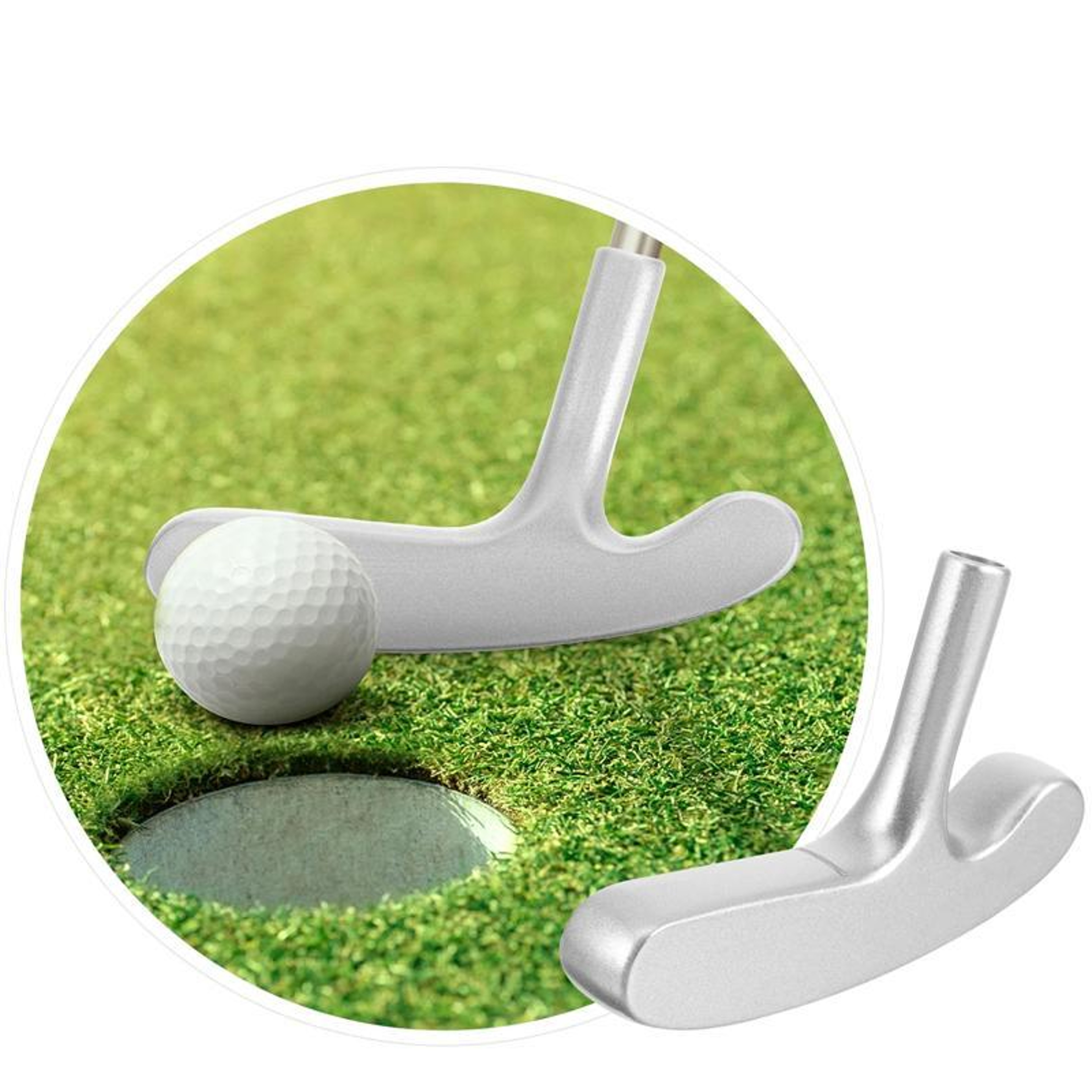 Precision Golf Putter Replacement Head Double-Sided for Shaft – view 1