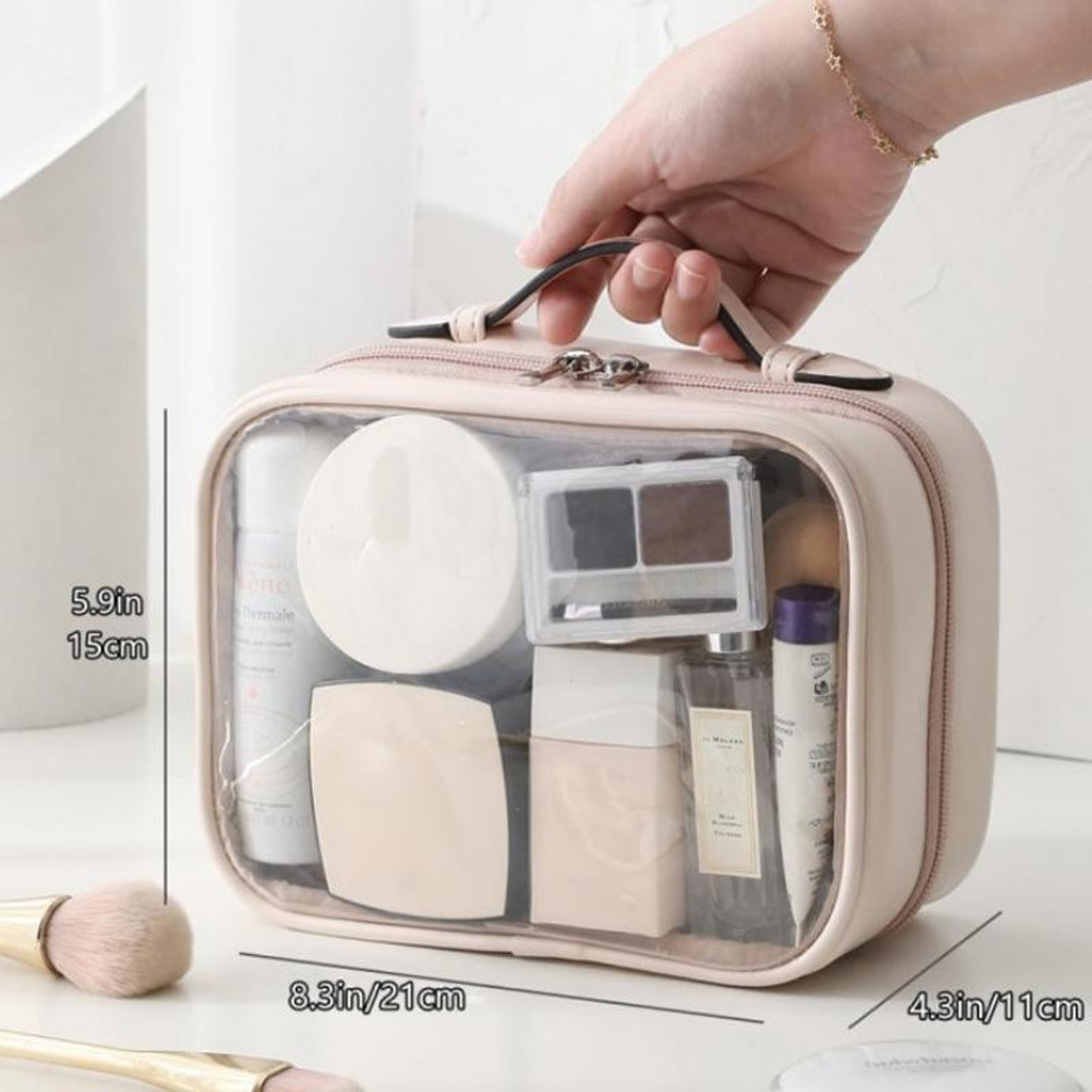 Portable Waterproof Travel Makeup Bag Large Capacity Toiletry Organizer – view 6