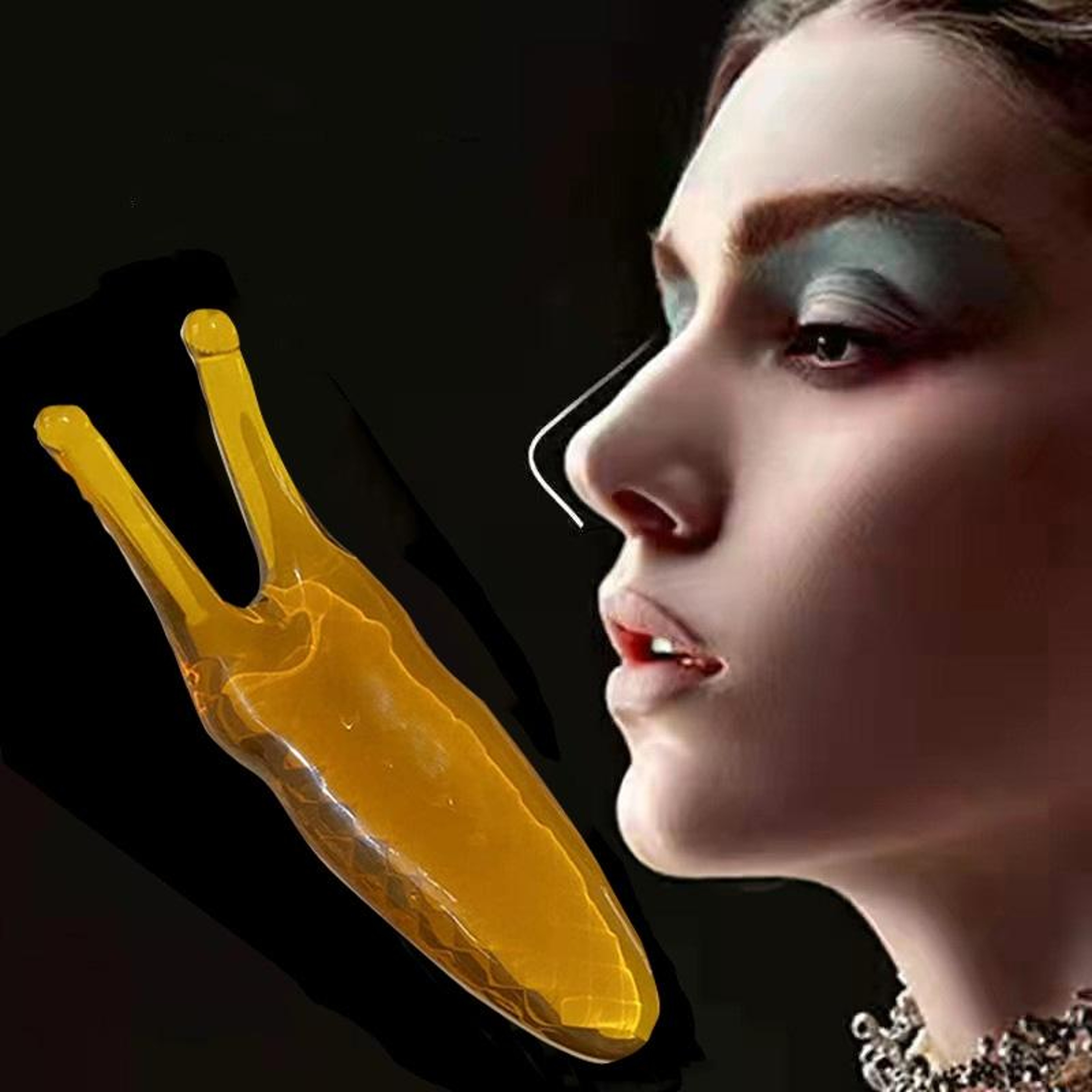 Tender Nose Massager Natural Resin Nose Scraping Tool For Facial Massage 2
