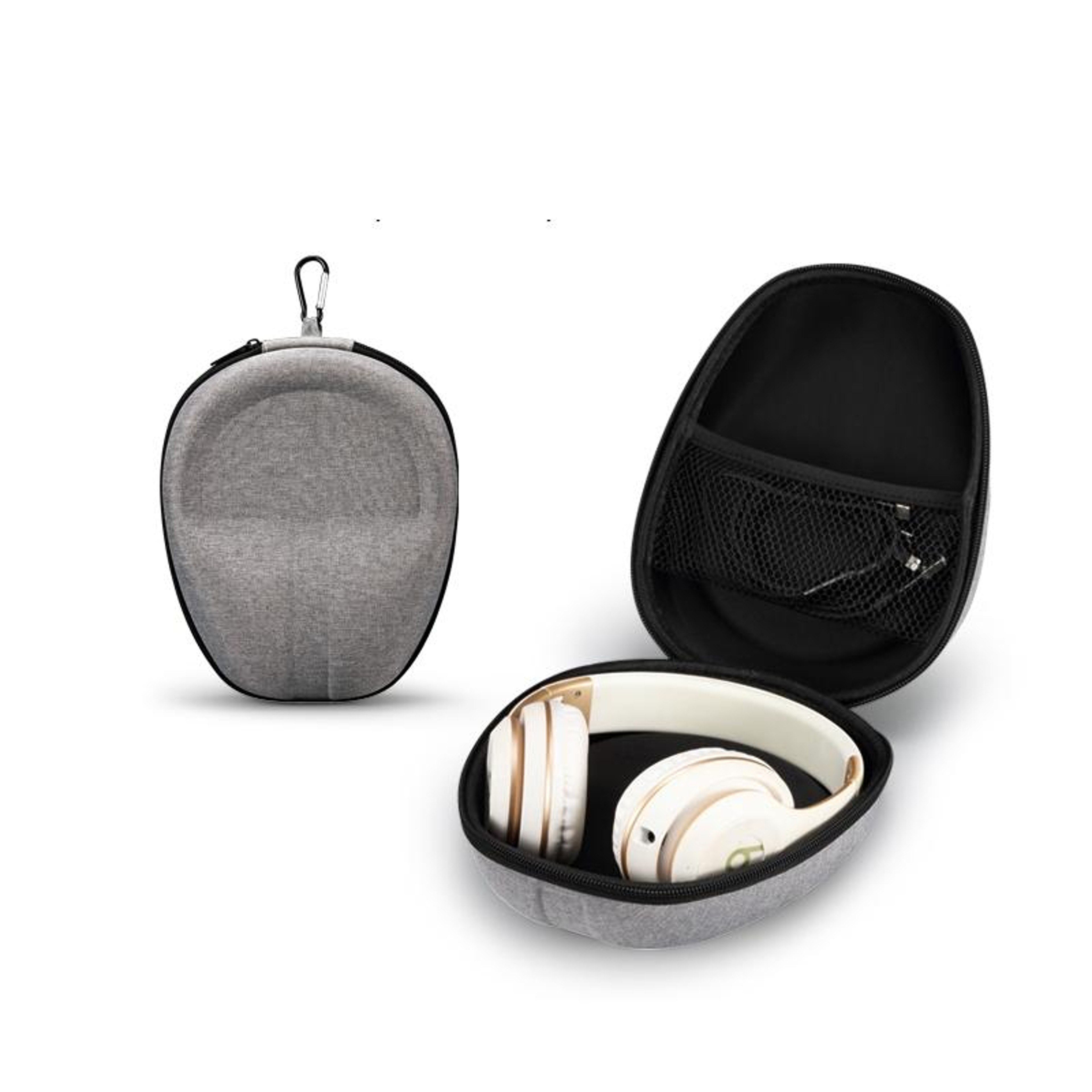 Universal Headphone Storage Bag With Organizer Pocket 7