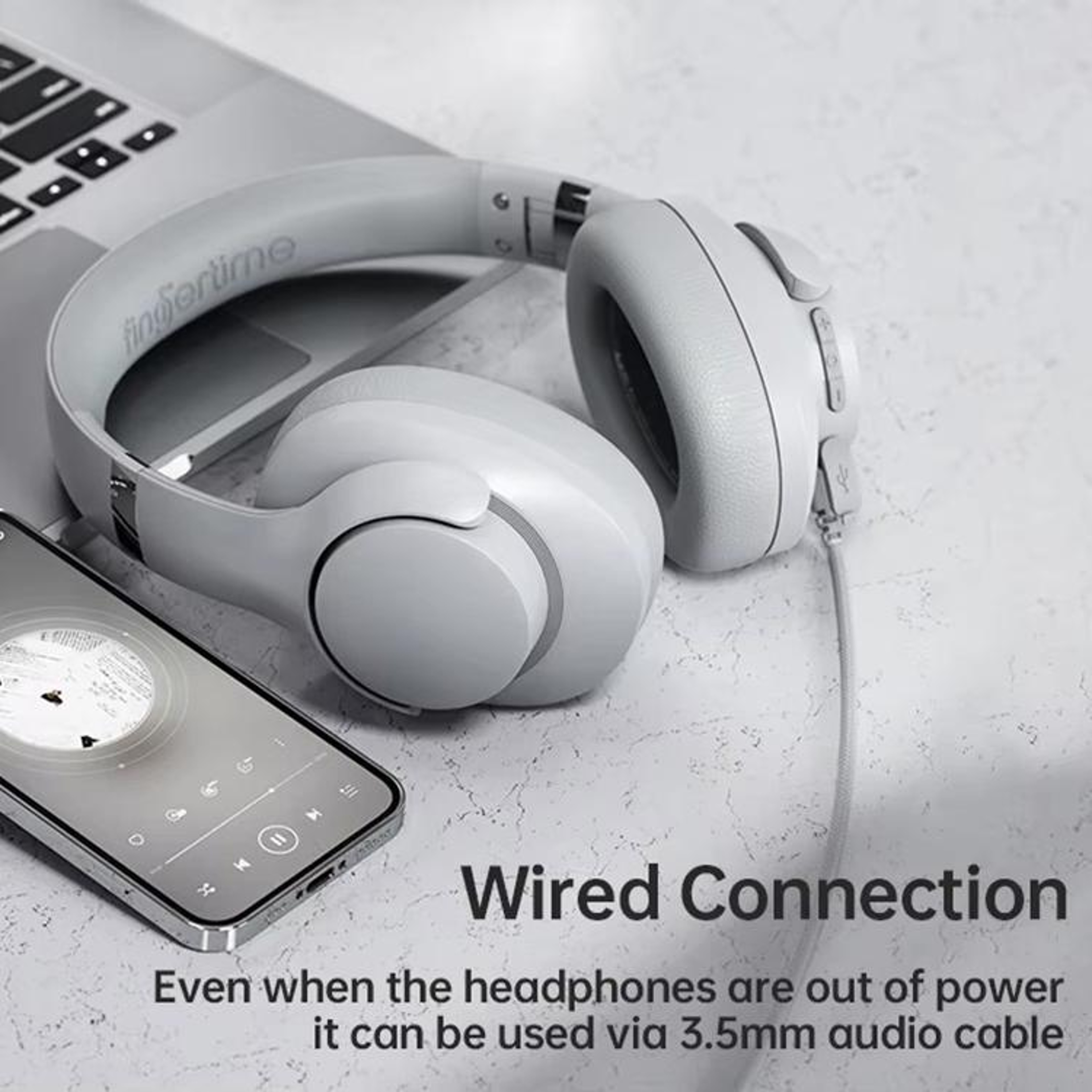 ANC Wireless Headphones Bluetooth 5.3 Foldable Over Ear Headset – view 6