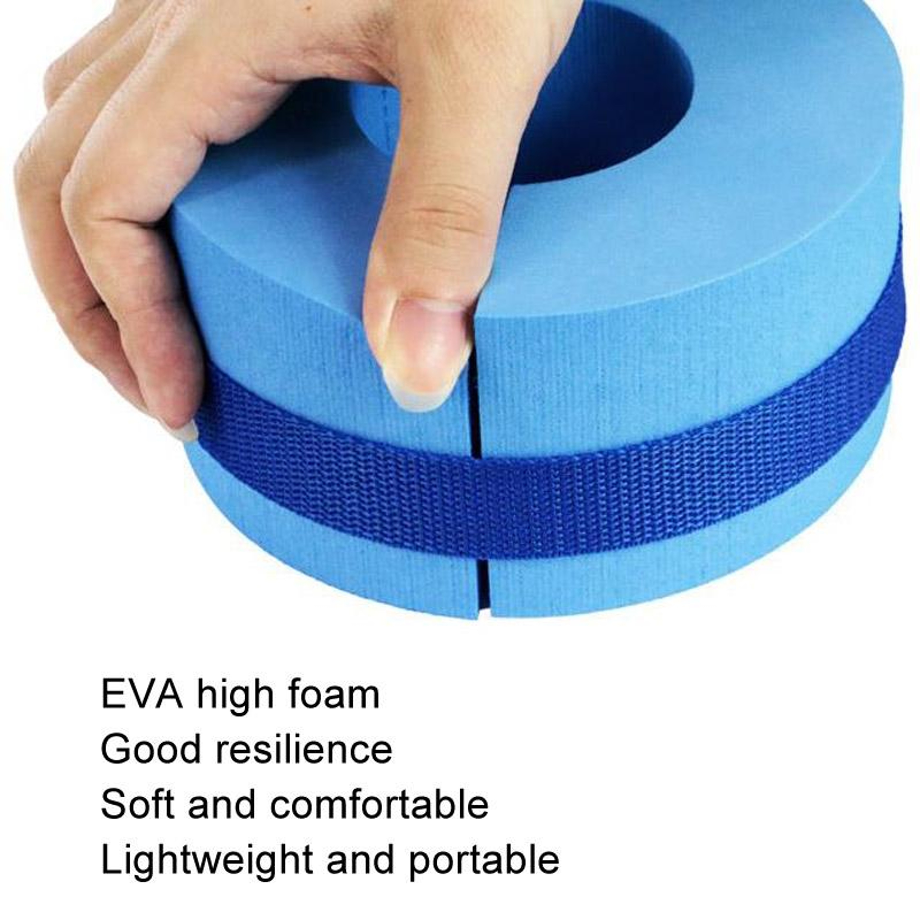Adult EVA Arm Floatation Ring With Tie Leg Strap For Pool Swimming 4