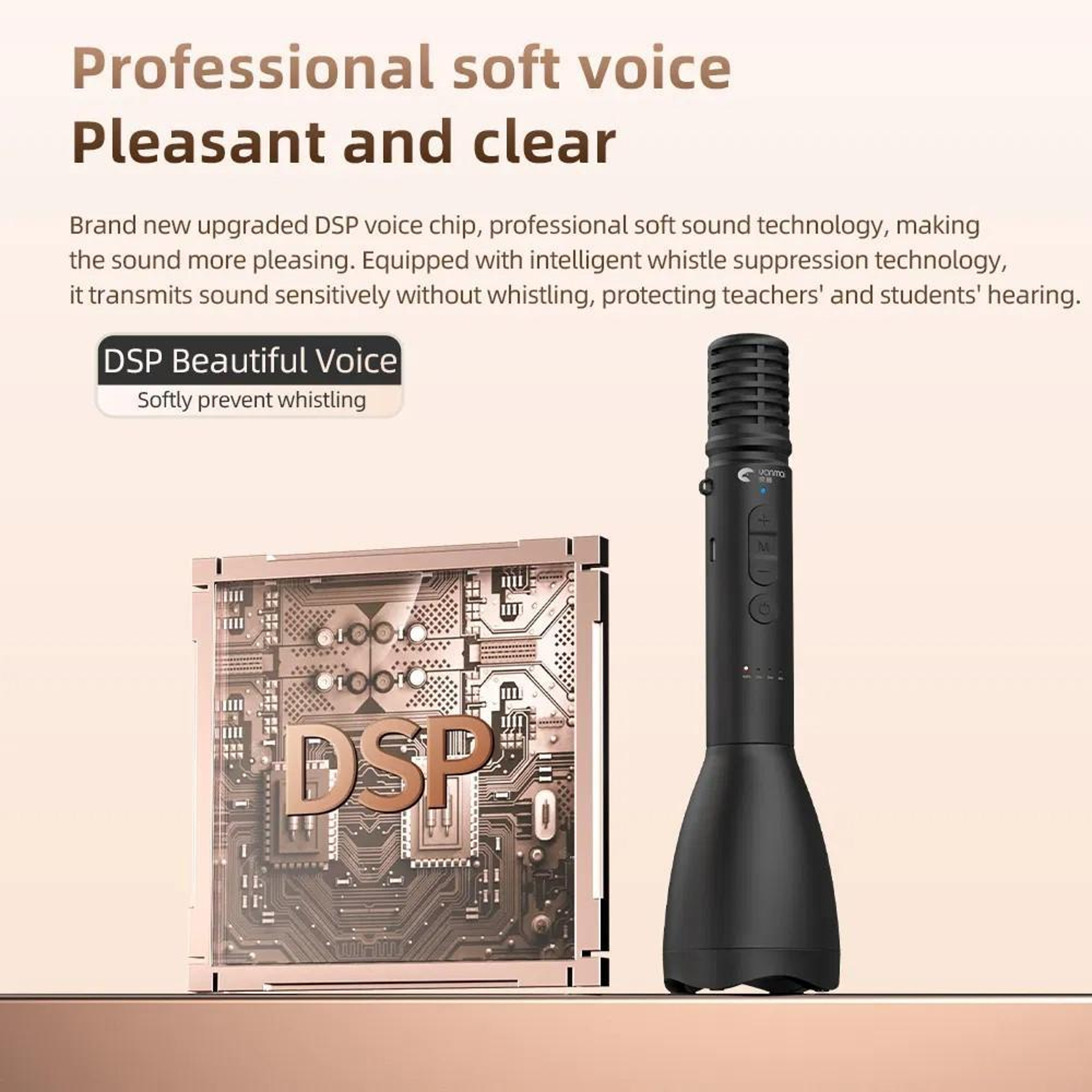 Mini Bluetooth Speaker  Wireless Handheld Microphone For Speech Teaching 1