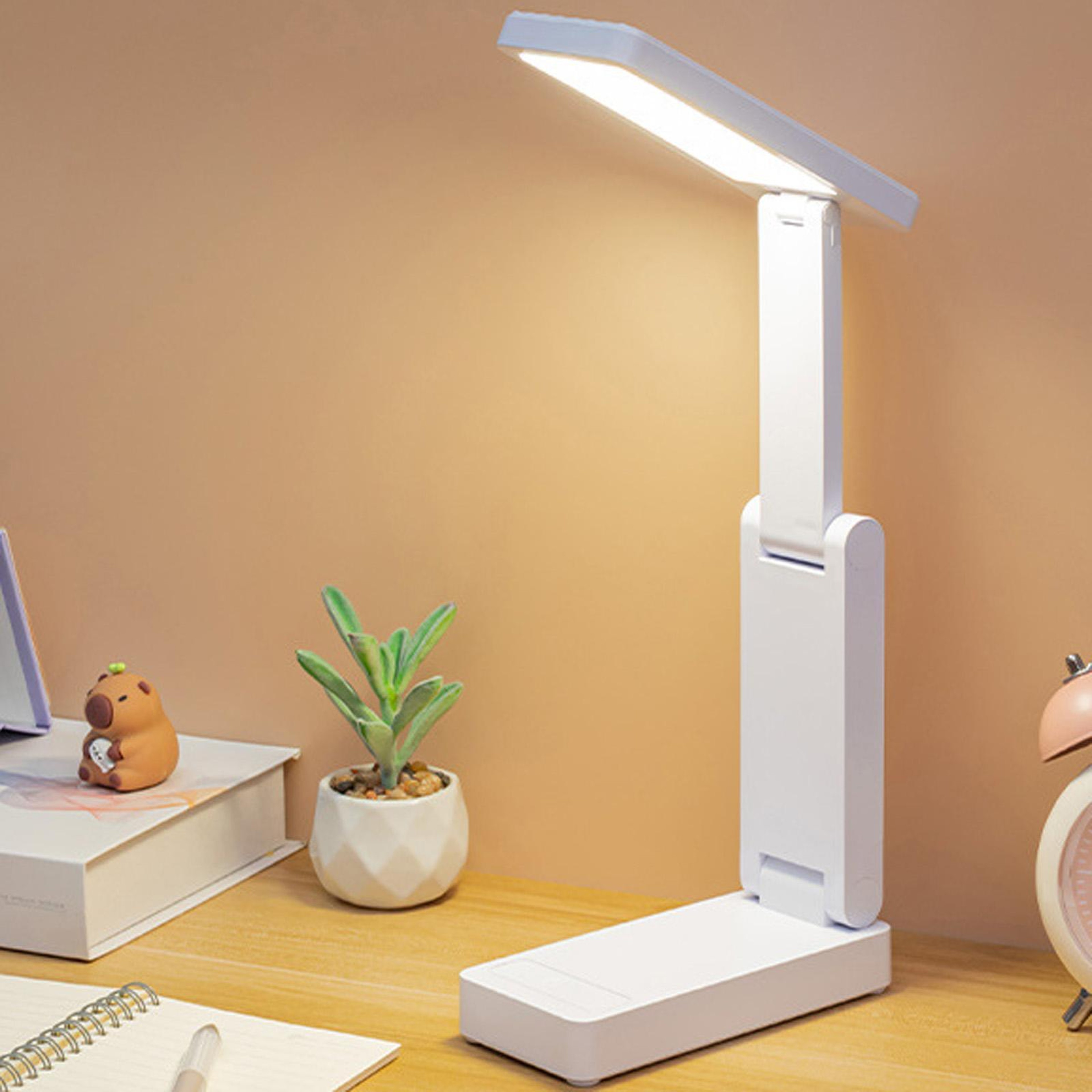 Premium Rechargeable Folding Desk Lamp With Eye Protection  Adjustable Brightness Portable USB Stud 0