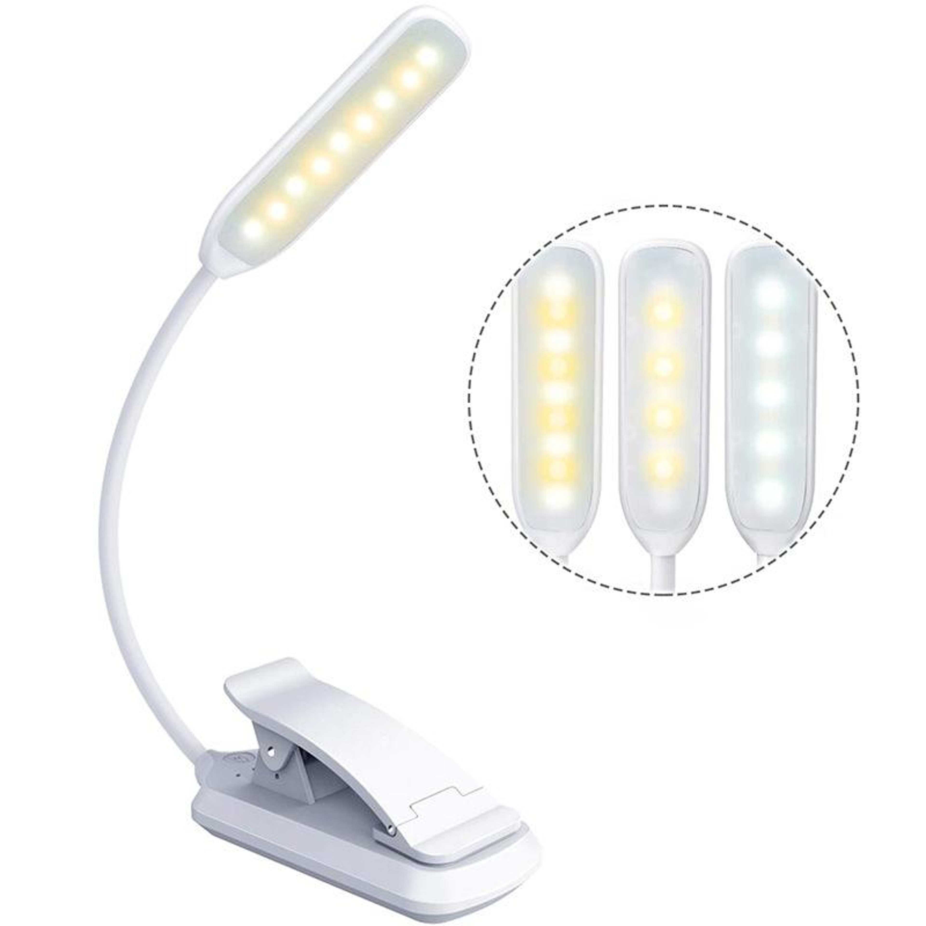Adjustable LED ClipOn Reading Lamp For Music  Books 7