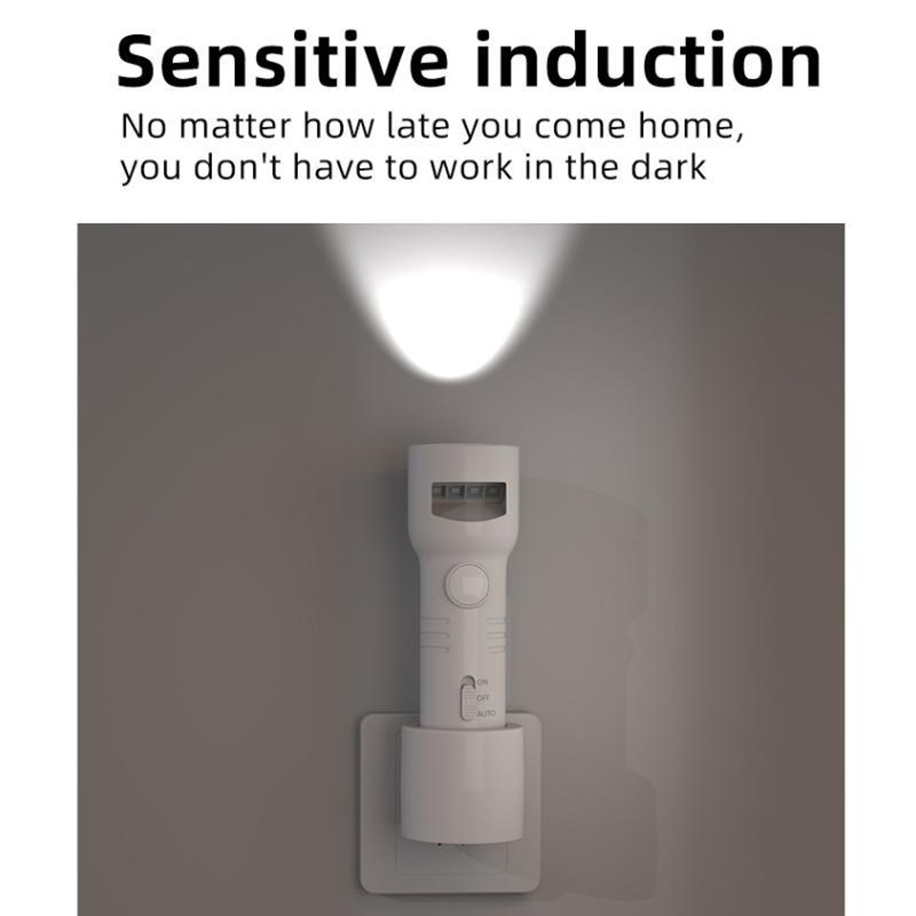 Smart Bedside Night Light With Motion Sensor  USB Charging 1
