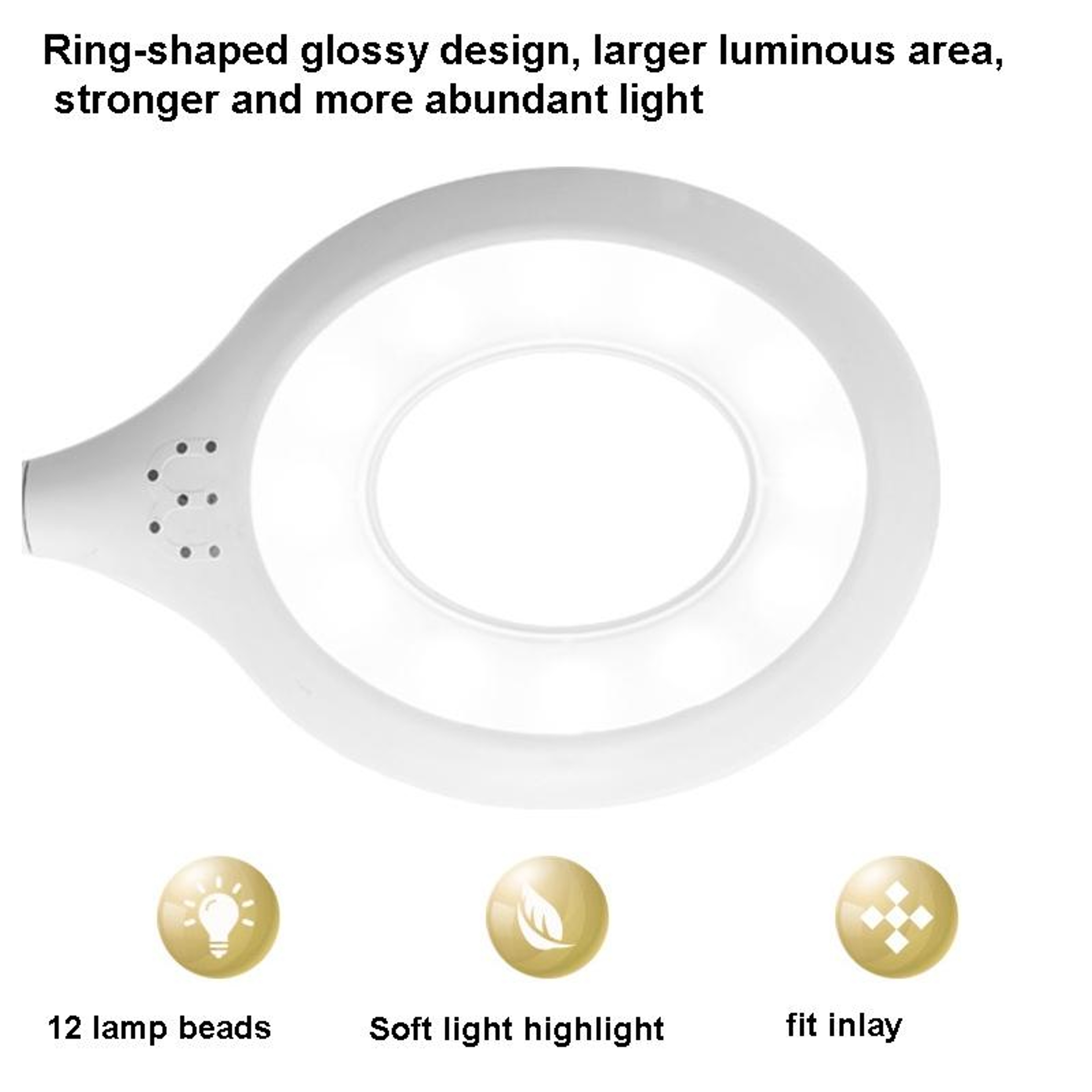 USB Portable LED Eye Protection Reading Light Compact  TravelFriendly 3