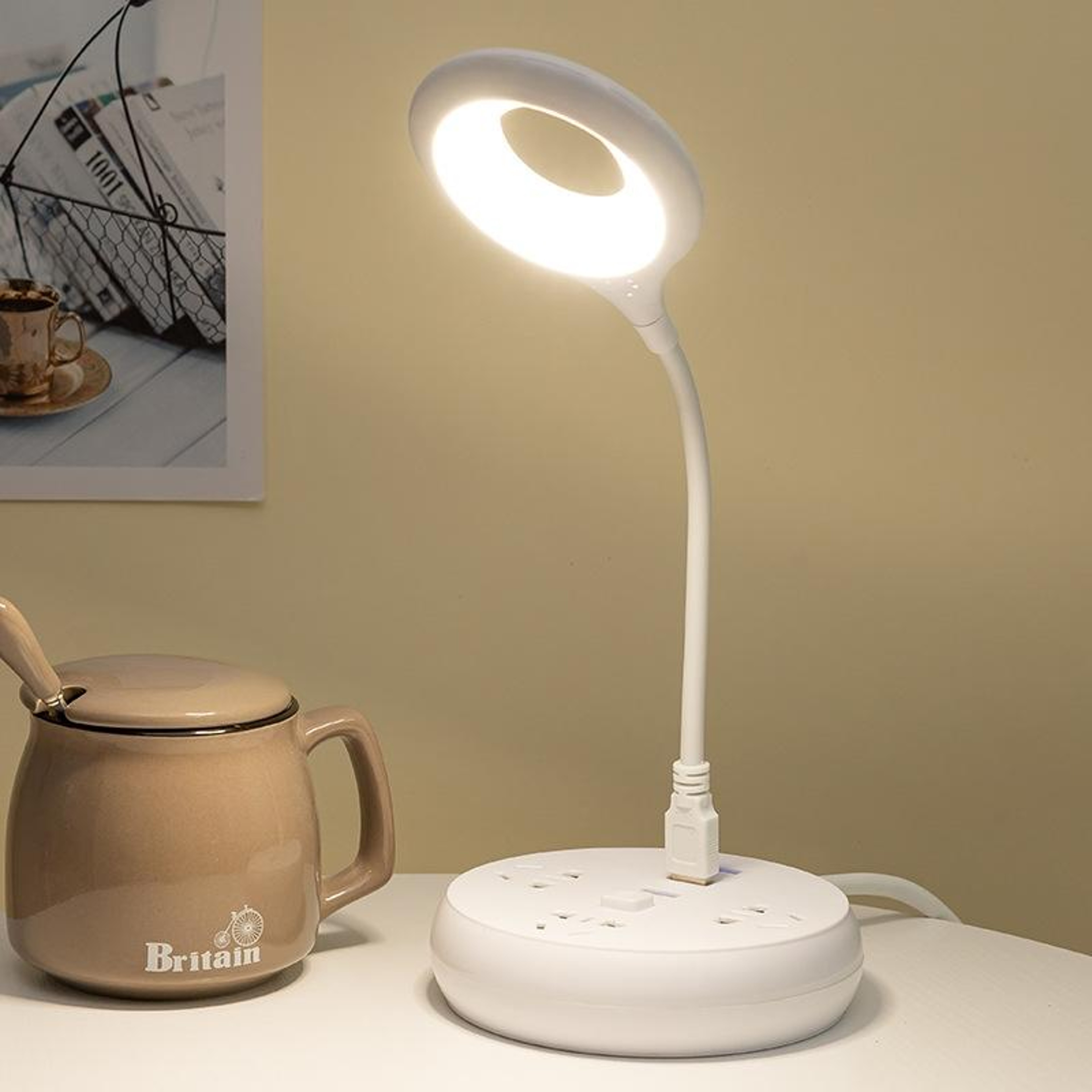 USB Portable LED Eye Protection Reading Light Compact  TravelFriendly 2