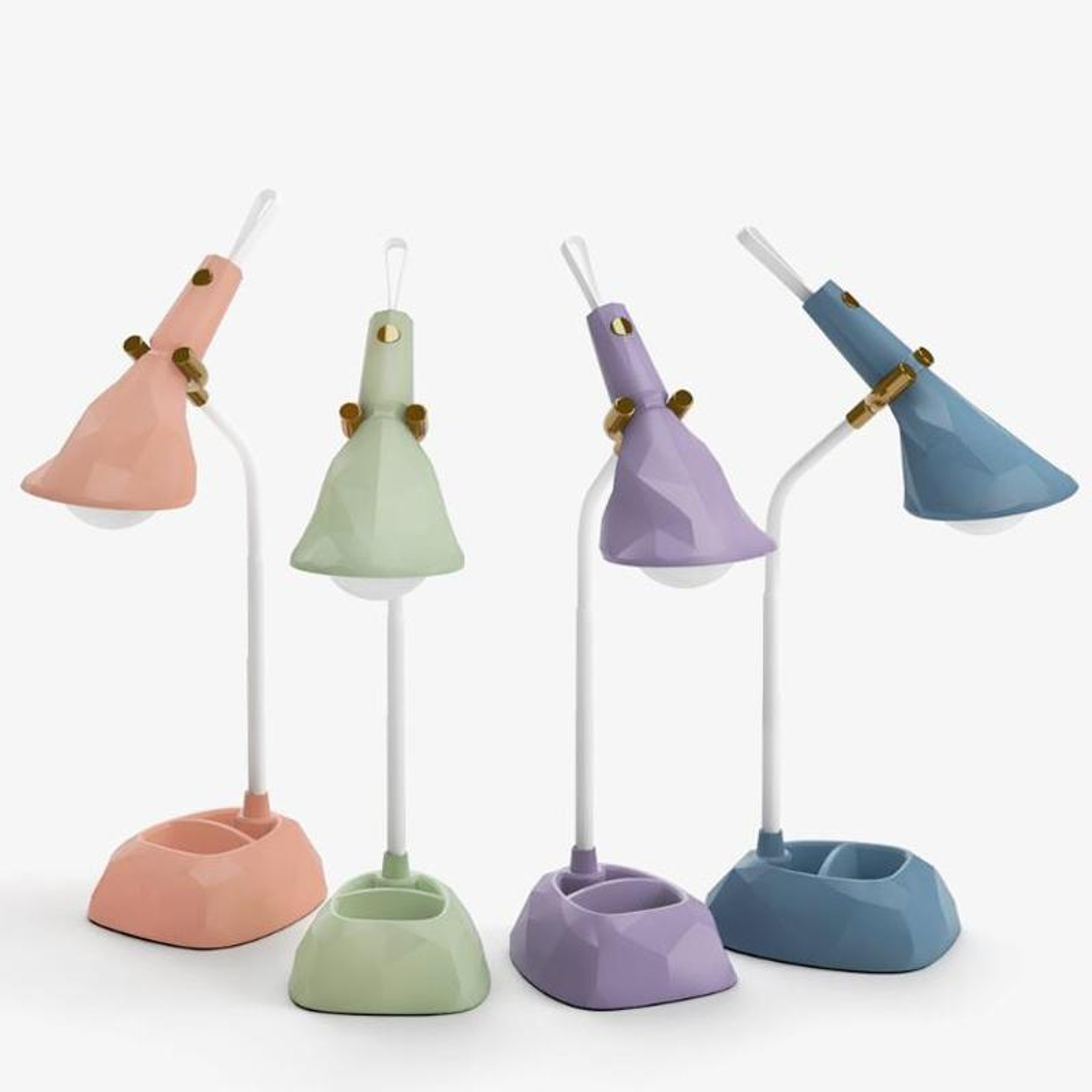 Portable Adjustable USB Desk Lamp Dimmable LED With Removable Base  Color Temperature Night Light 0