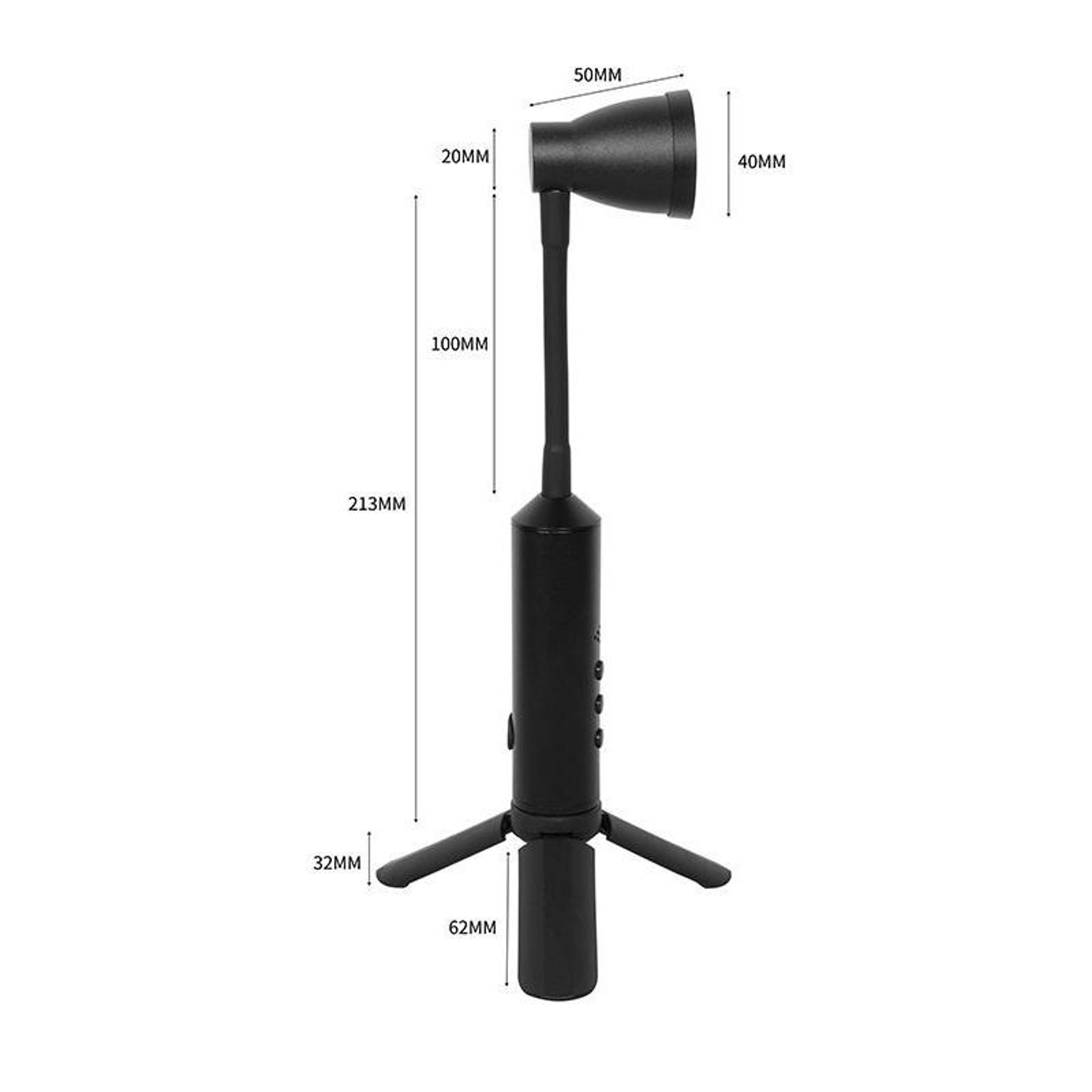 Premium USB Rechargeable Dimmable LED Tripod Desk Lamp Adjustable Modern Desk Lighting 5