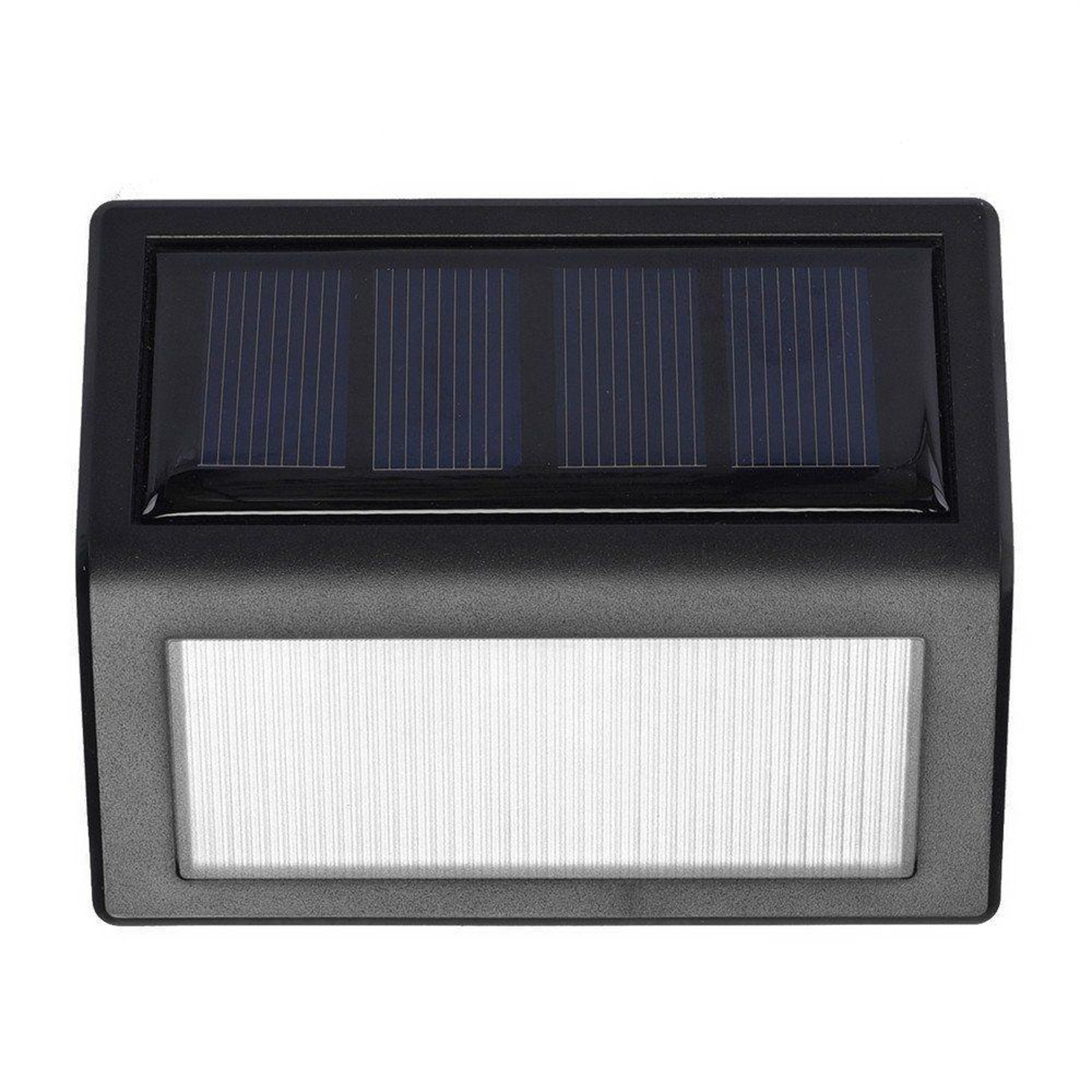 BrightGlow 6 LED Solar Wall Light Waterproof Outdoor Deck  Garden Lighting 1