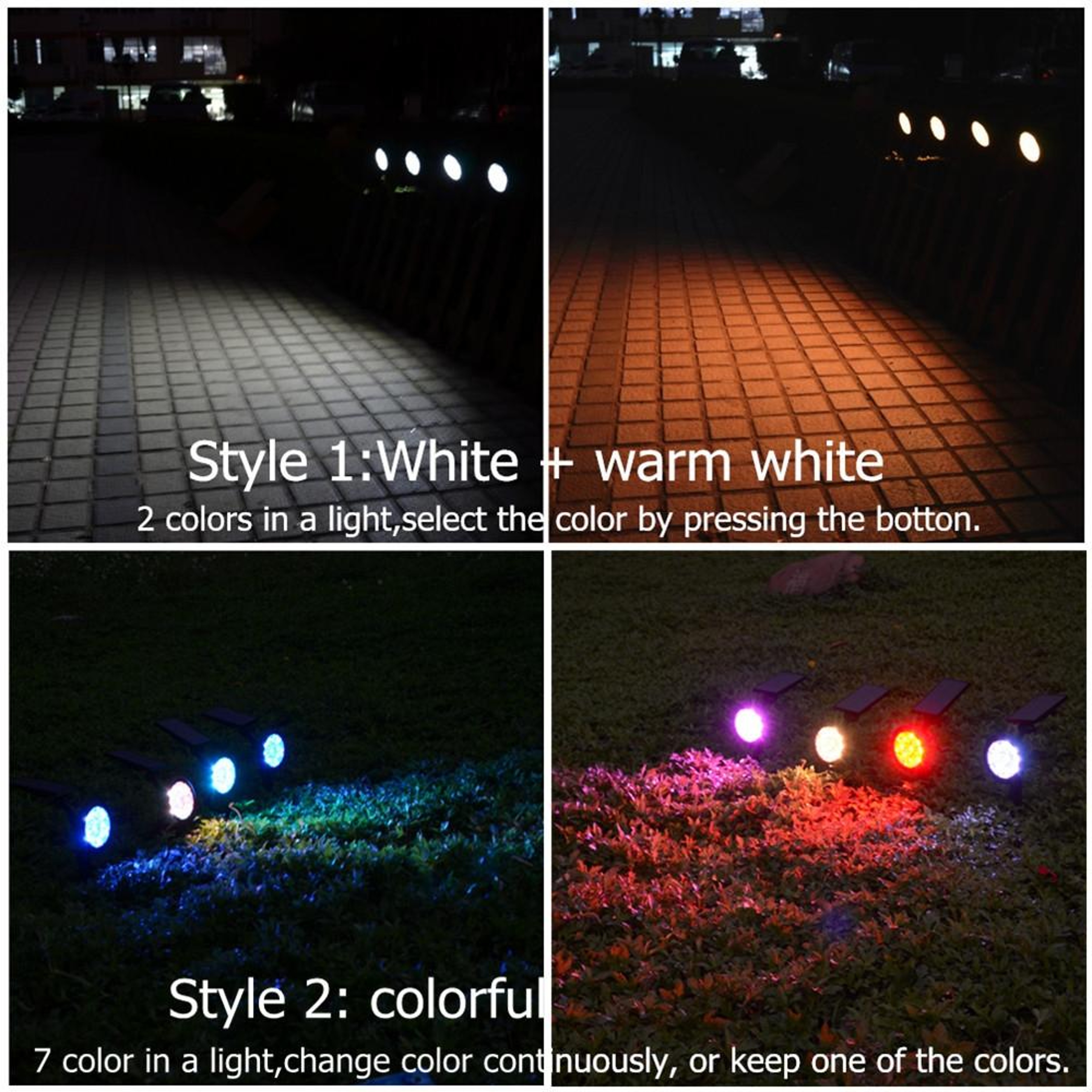 Adjustable Outdoor Solar Garden Lights Waterproof Solar Spotlights – view 6