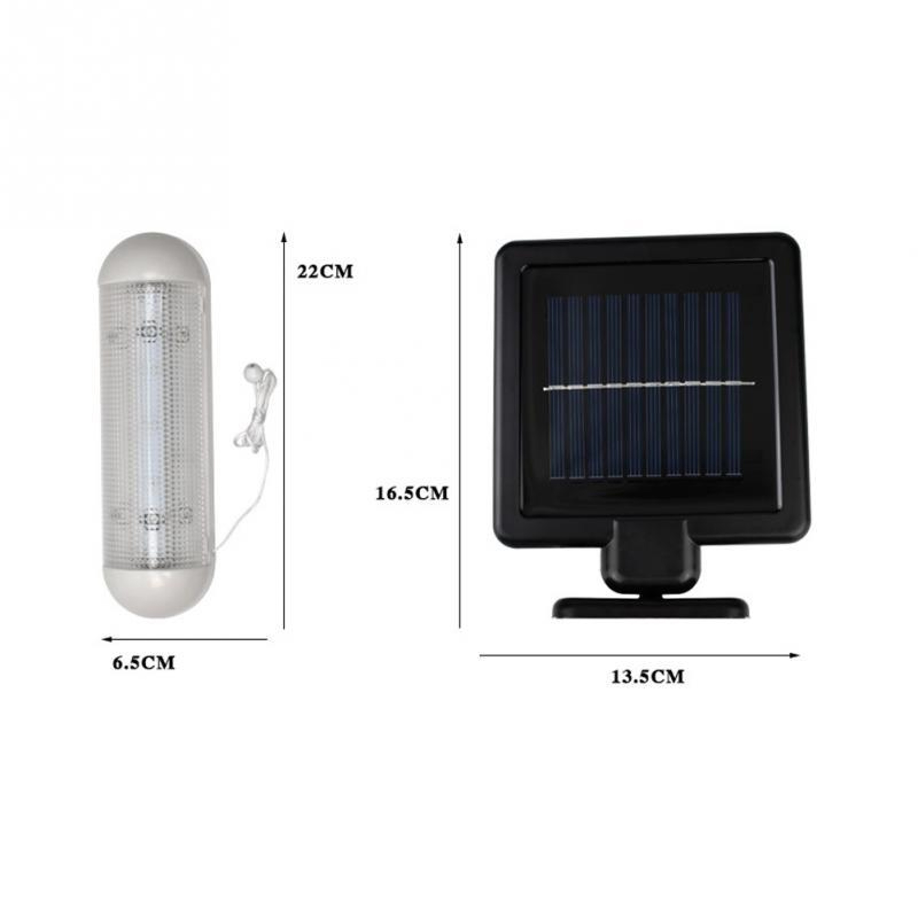 Solar Powered Double LED Wall Light Waterproof Outdoor Shed Lamp – view 5