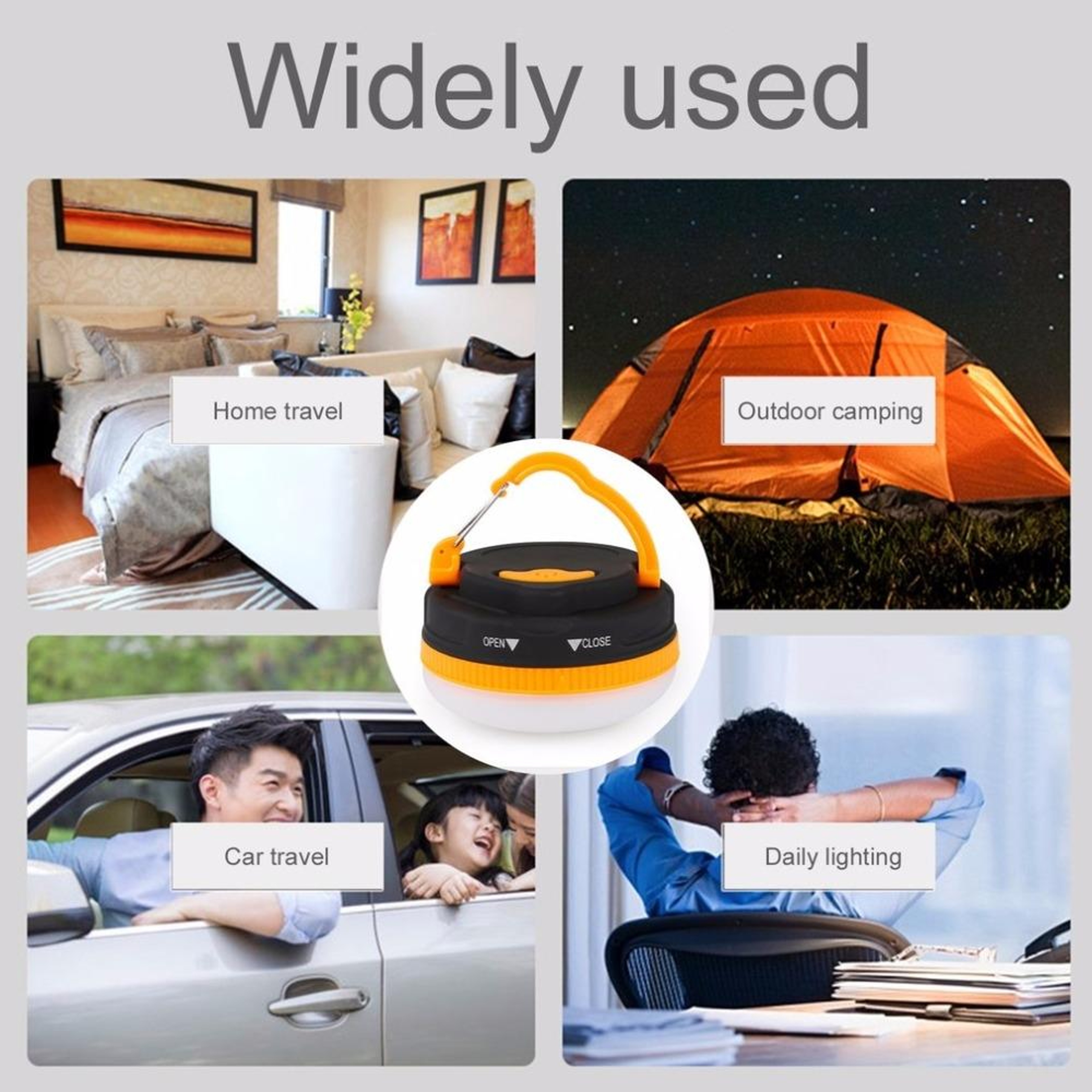 Multifunctional Portable LED Camping Lantern & Emergency Flashlight – view 5