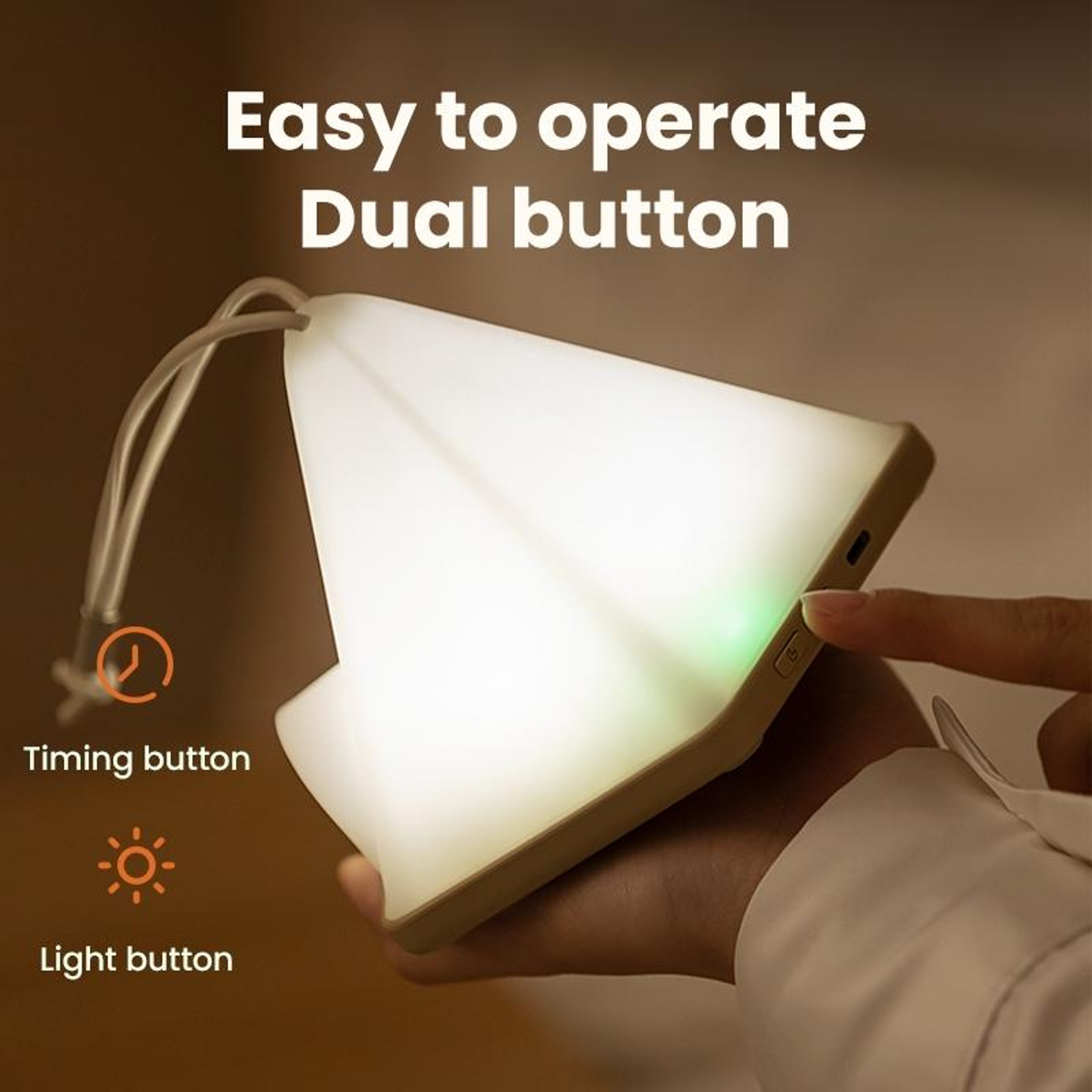 TentShaped USB Night Light With Timer Portable Camping Atmosphere Lamp 4