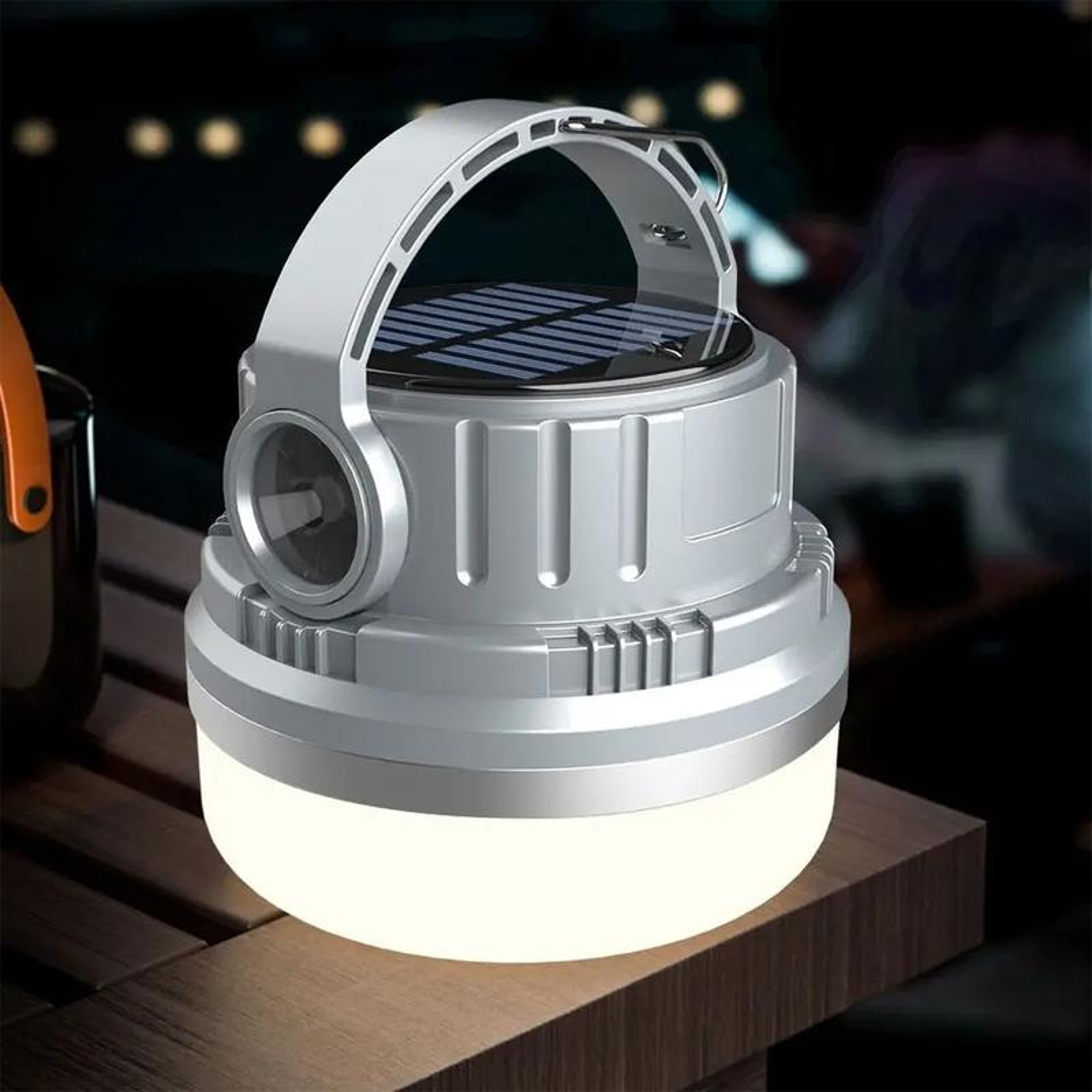 All In One Solar Tent Light  Portable Camping Lantern With Power Supply 7