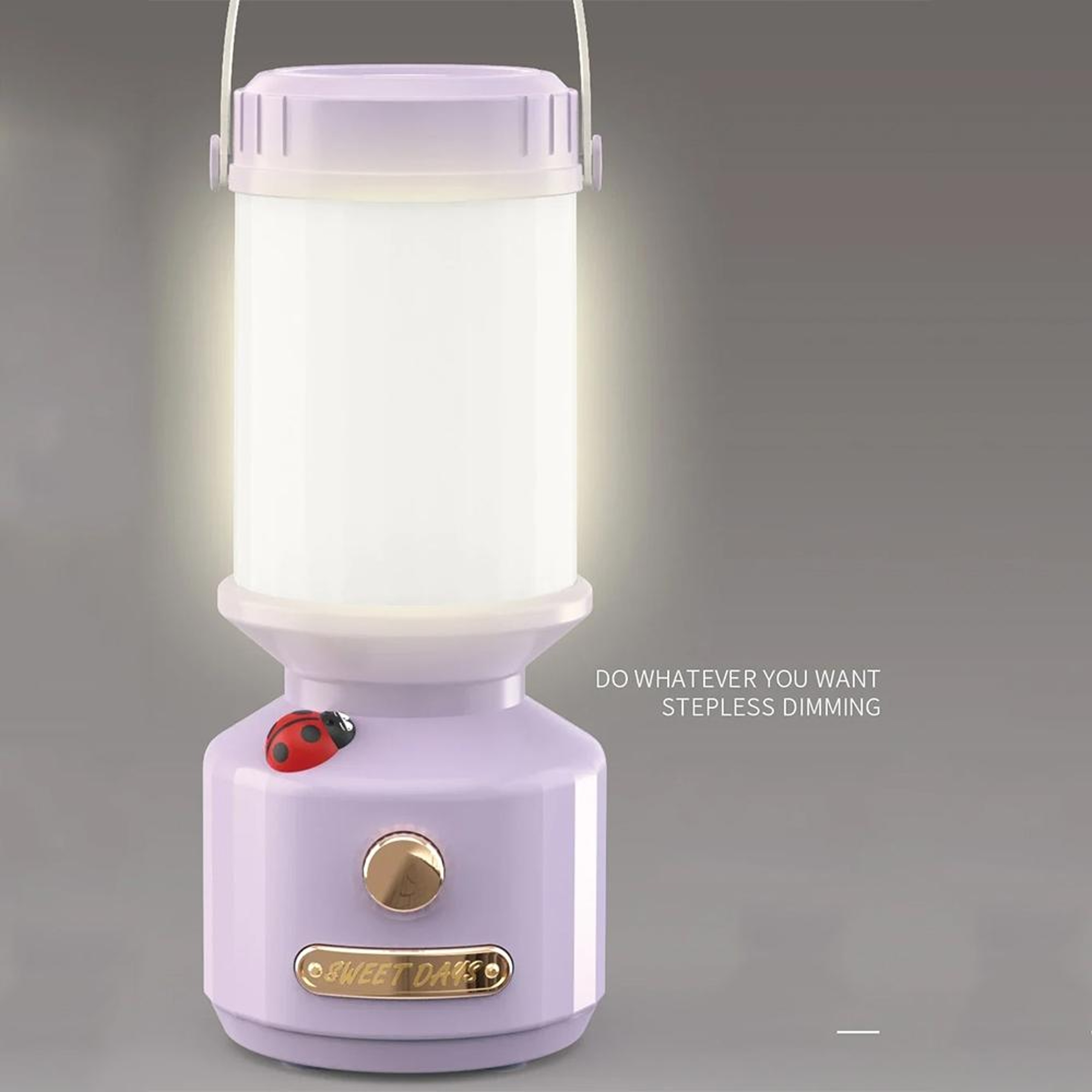 Tripolar Dimmable LED Bedside Lamp Adjustable Ambient Light For Home  Camping 2