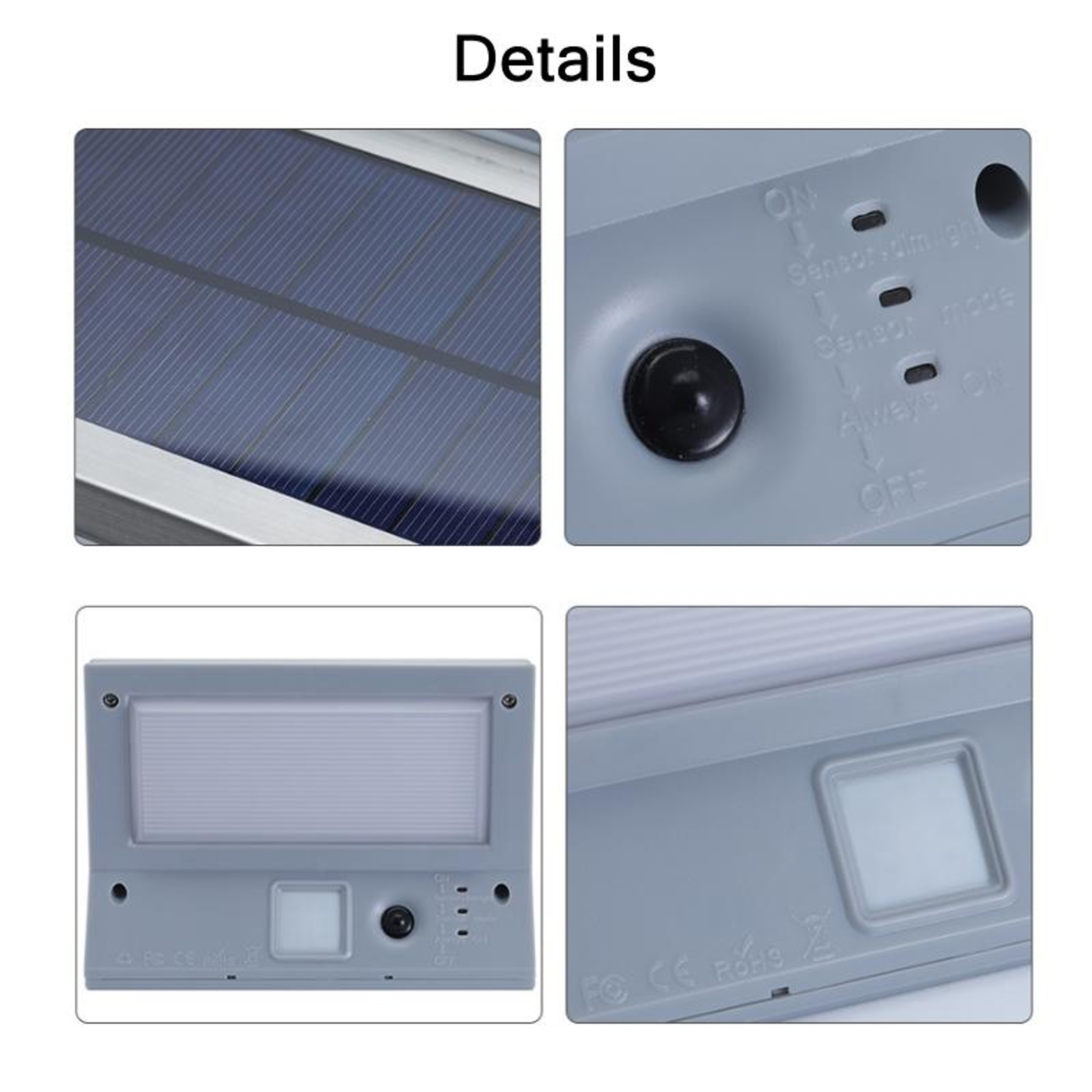 Premium Outdoor Solar Motion Sensor LED Wall Light Automatic Solar Security Light – view 4