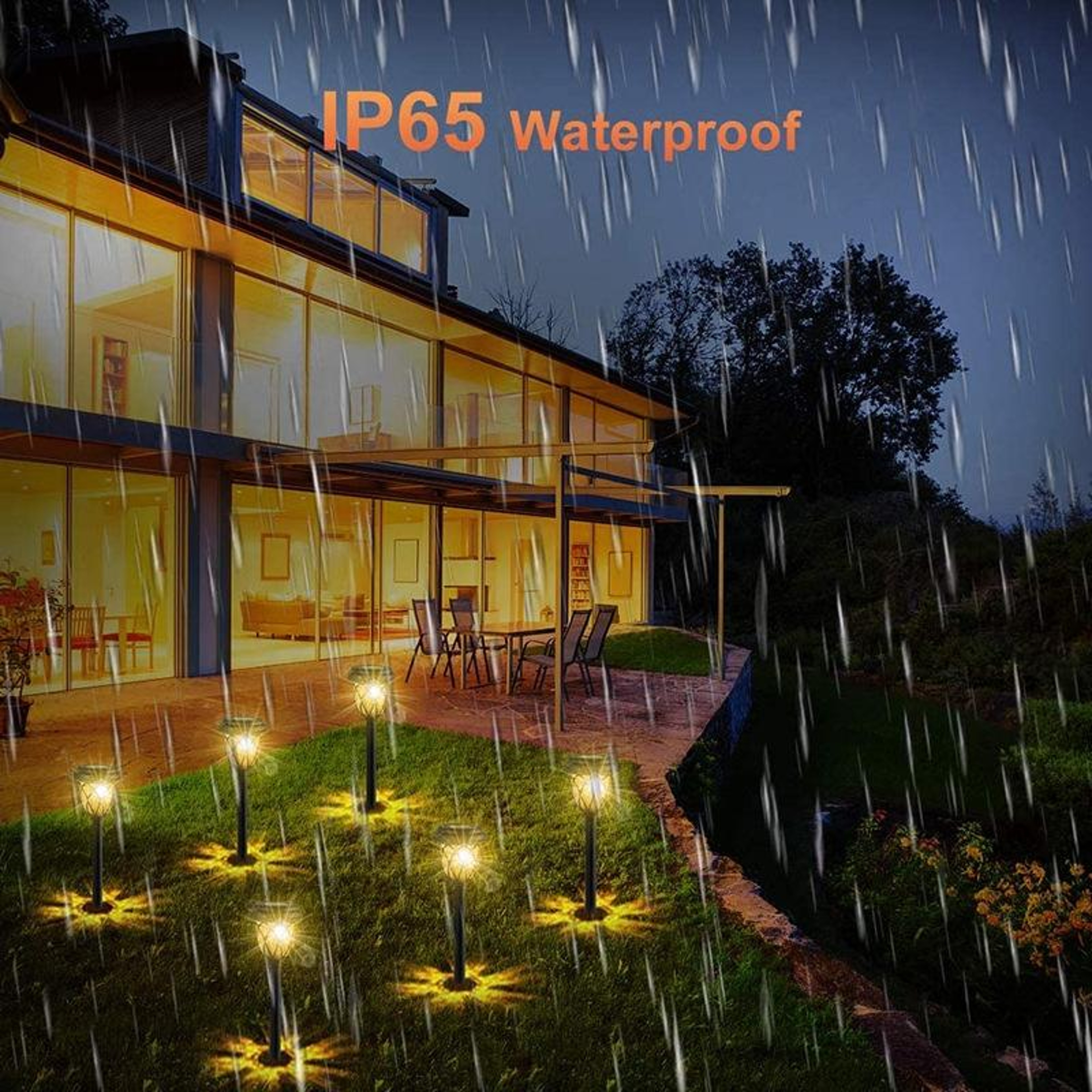 Solar Powered Rainproof LED Lawn Light for Outdoor Courtyards – view 5