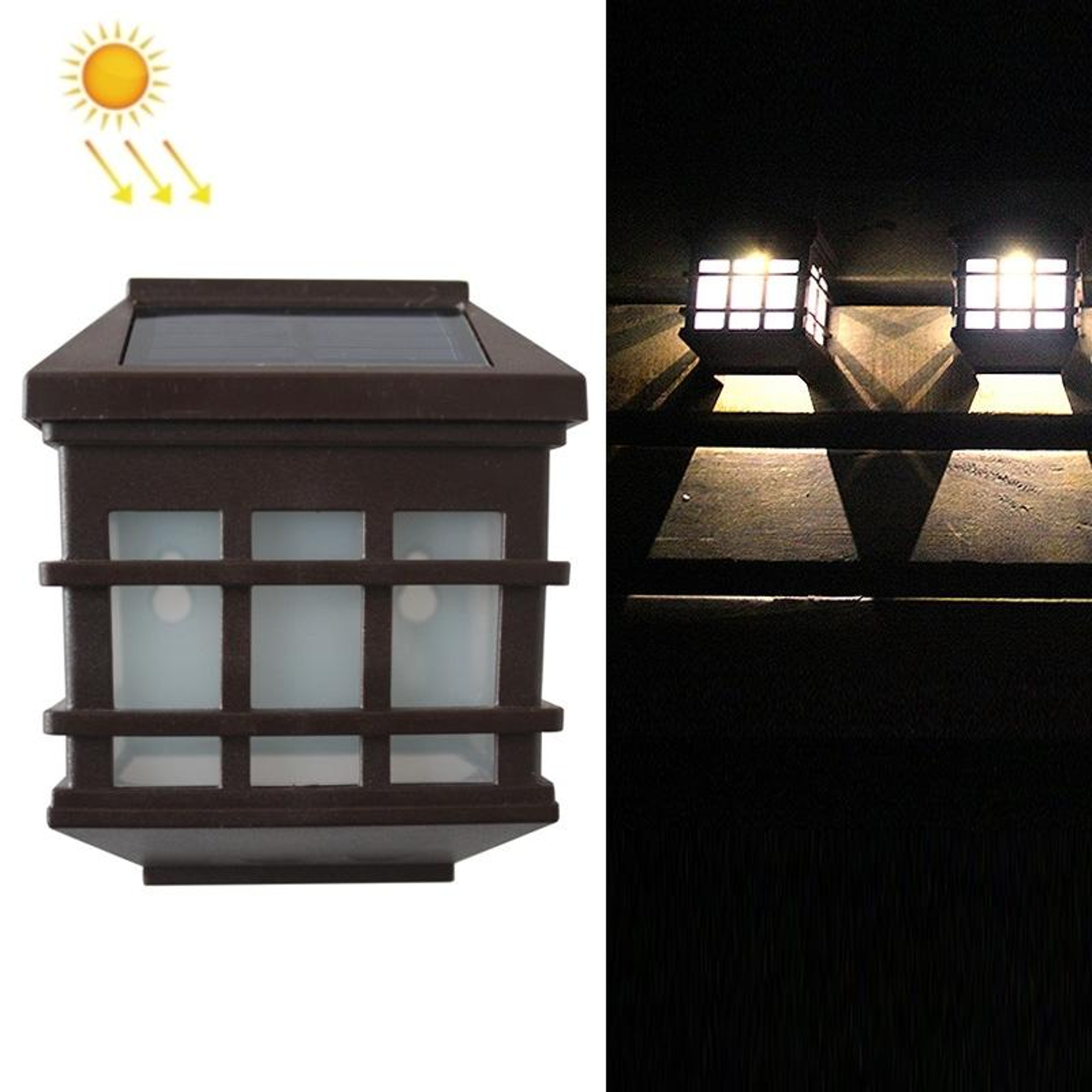 Premium Solar Outdoor Wall Light Waterproof Outdoor Lights With Warm Glow 0