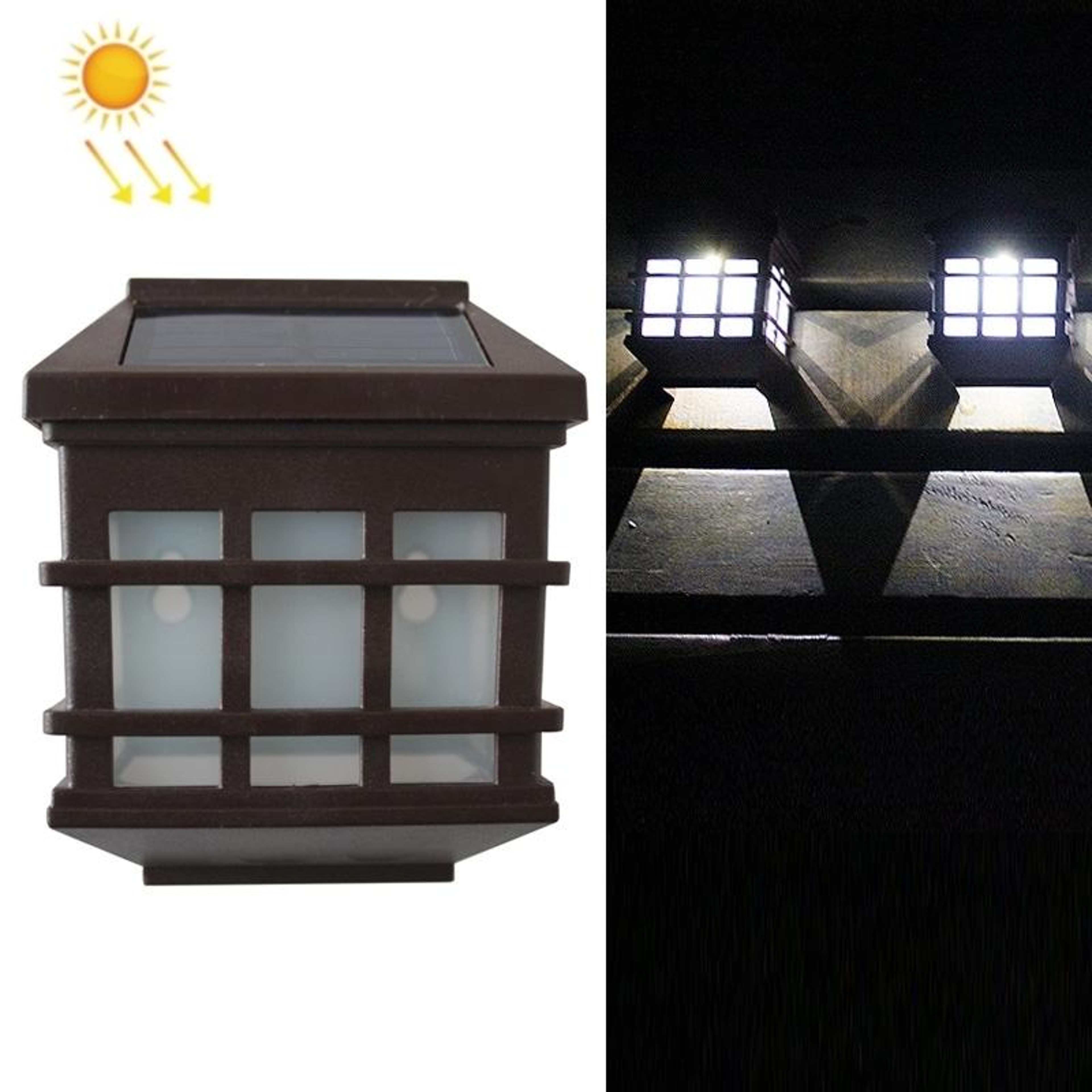 Premium Solar Outdoor Wall Light Waterproof Outdoor Lights With Warm Glow 8