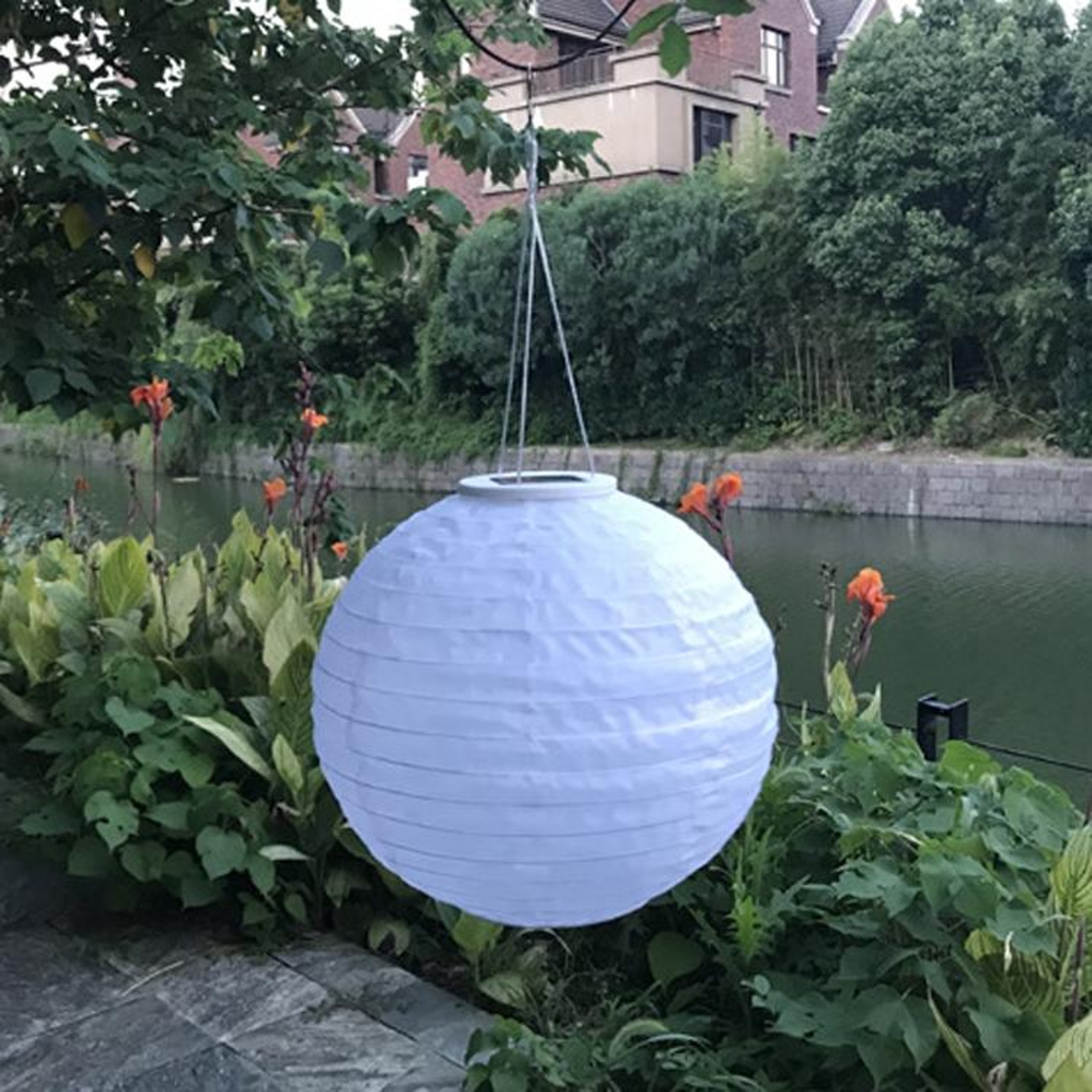 Elegant Solar White Lantern For Outdoor Weddings  Festivals 7