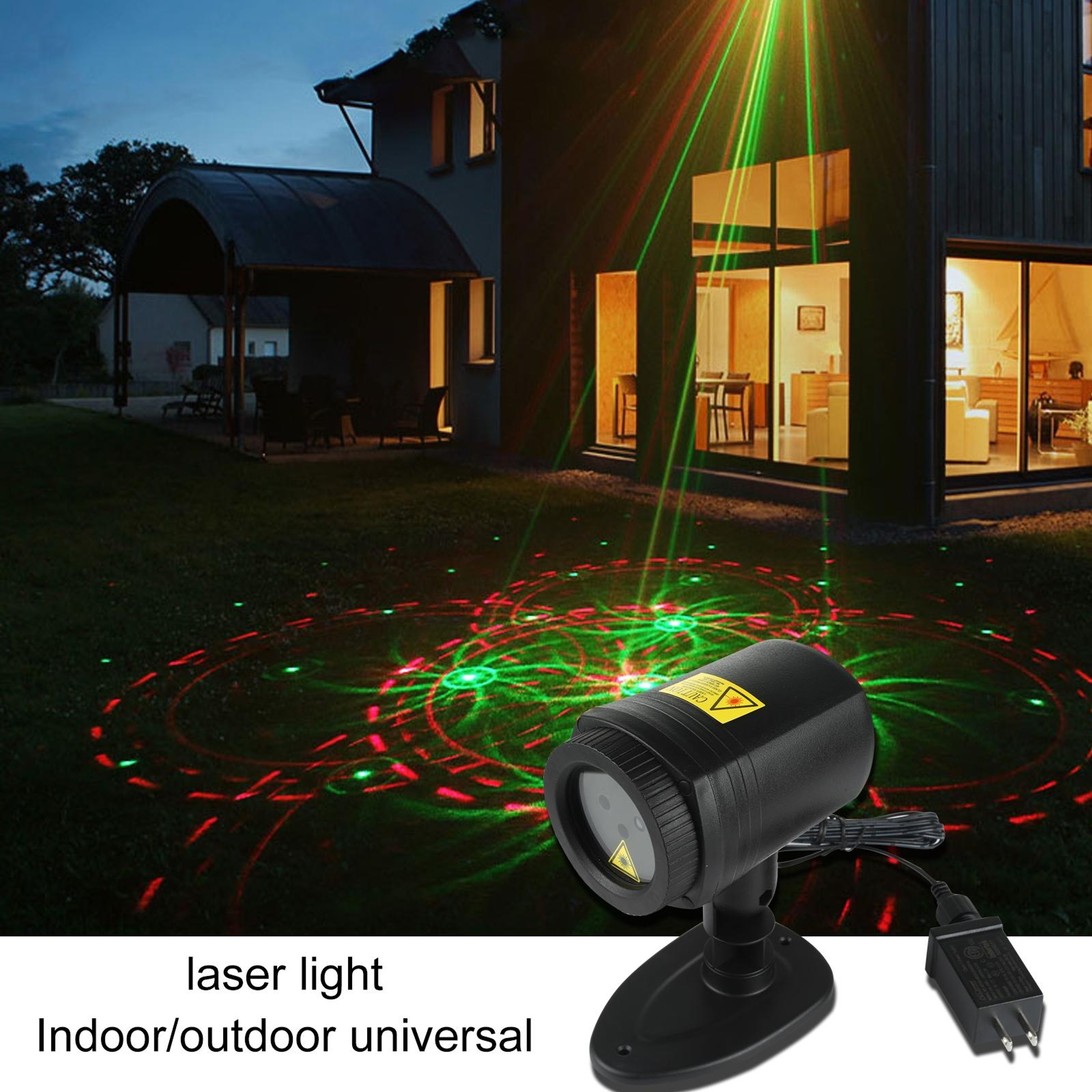 Premium Outdoor Laser Projection Light Waterproof Garden Laser Projector With Remote Control 8
